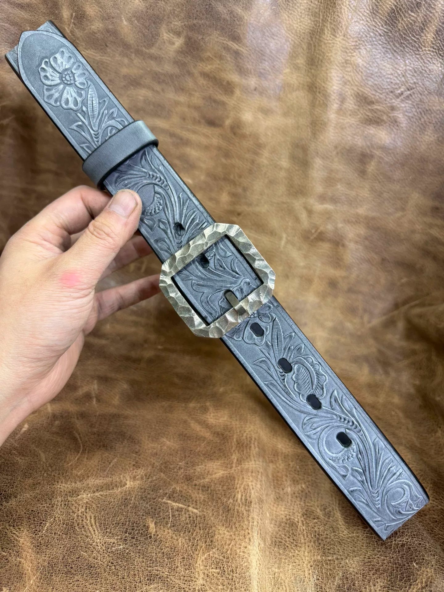 engraved belt