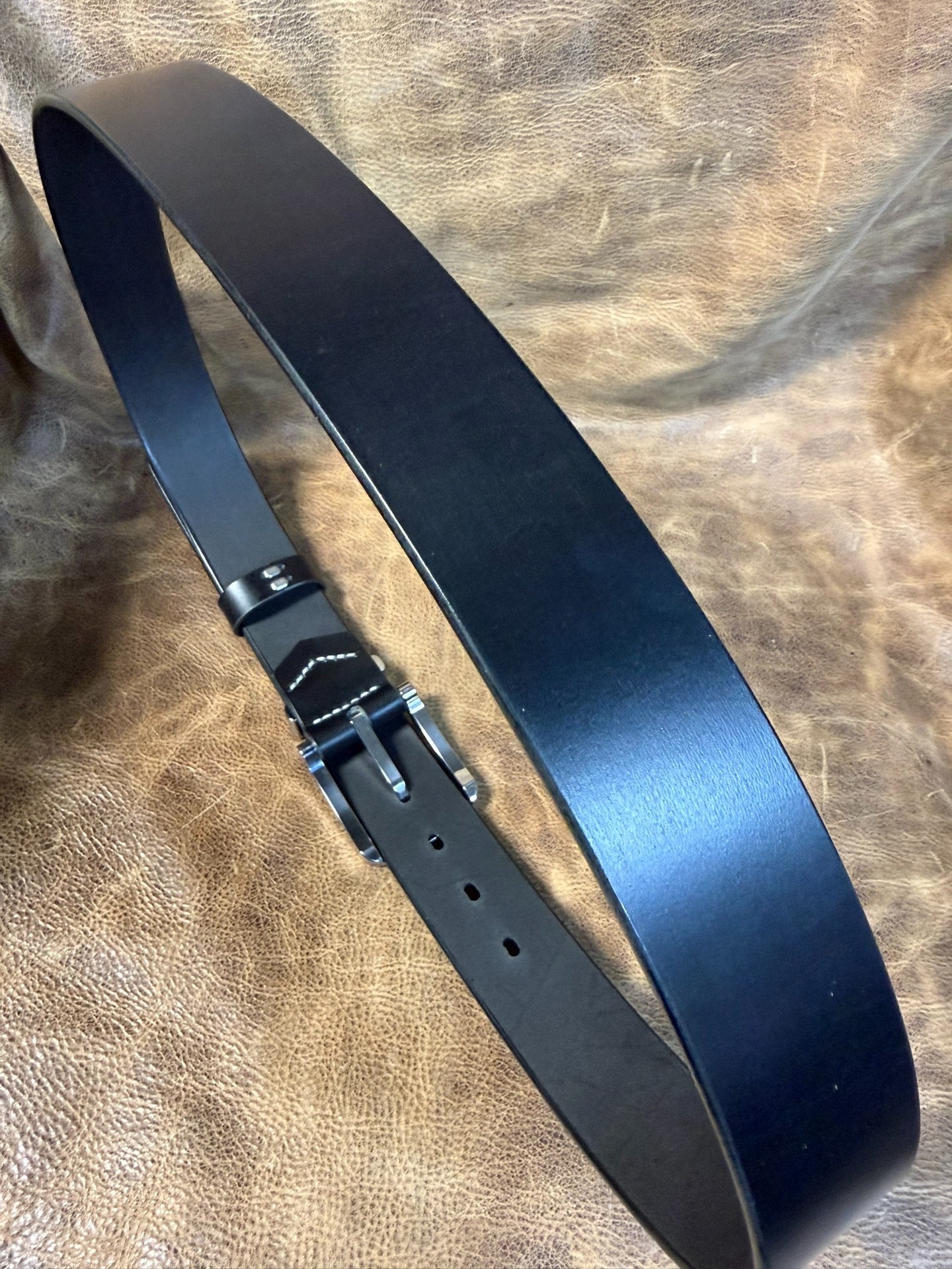 Authentic Muchen 440C steel M6 generation wire-cut belt buckle with…
