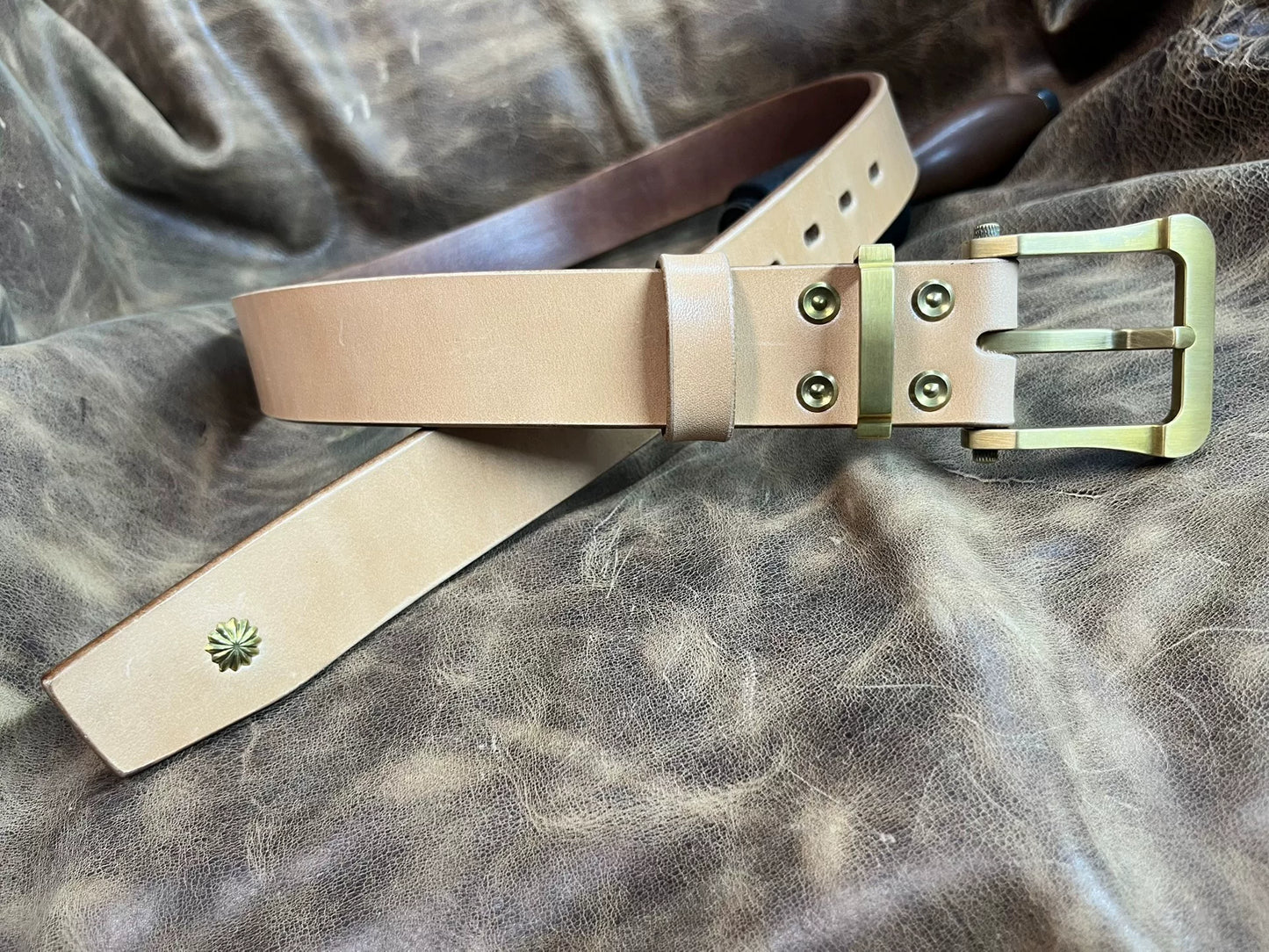 Zhaonan fat original color with genuine cow buckle