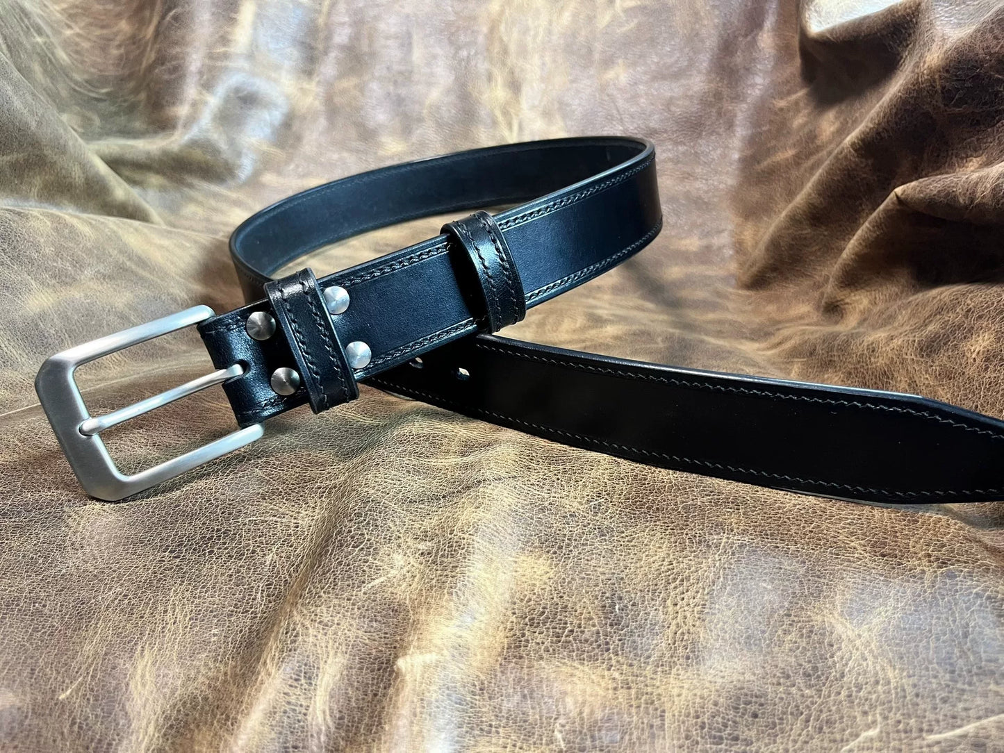 TWS Thomas Bridle Leather Handmade Belt — Imported from UK