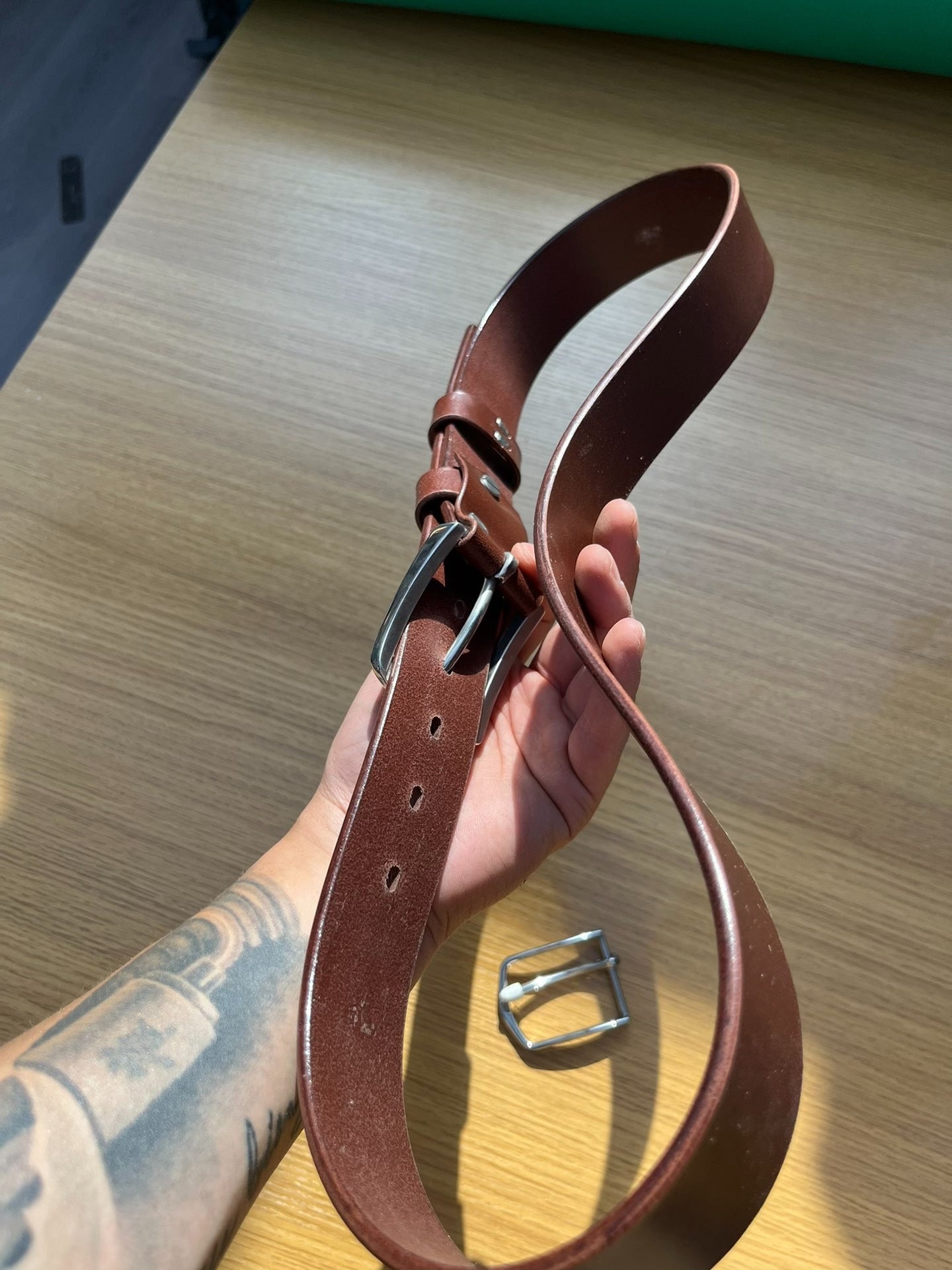 4.2mm thick brown TWS Thomas Bridle. Horse Rein genuine first-layer…