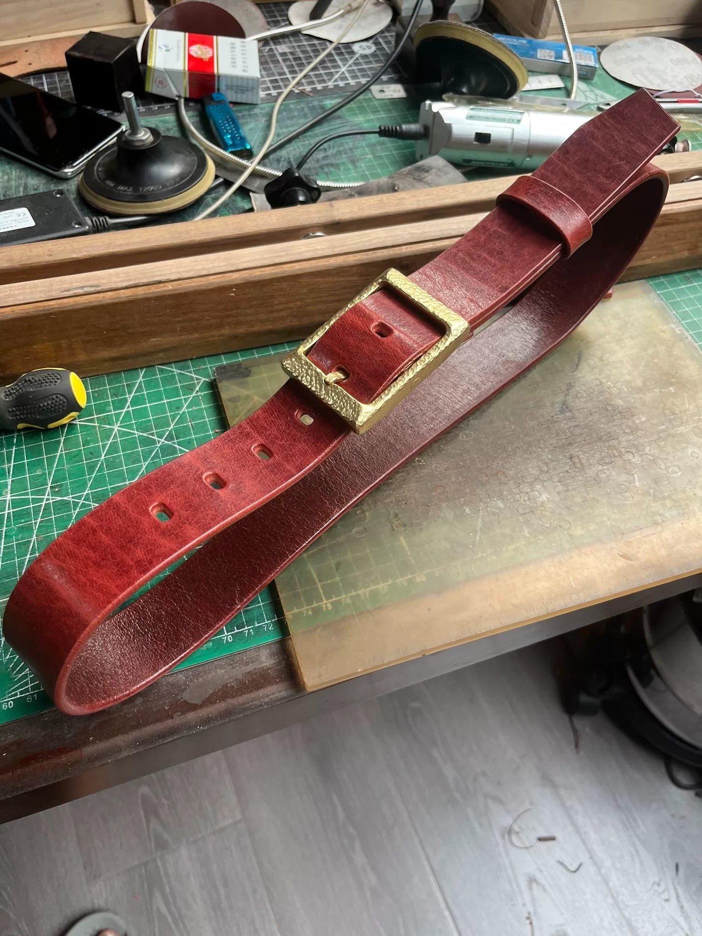 Horwin oil wax style handmade men's and women's handmade belts