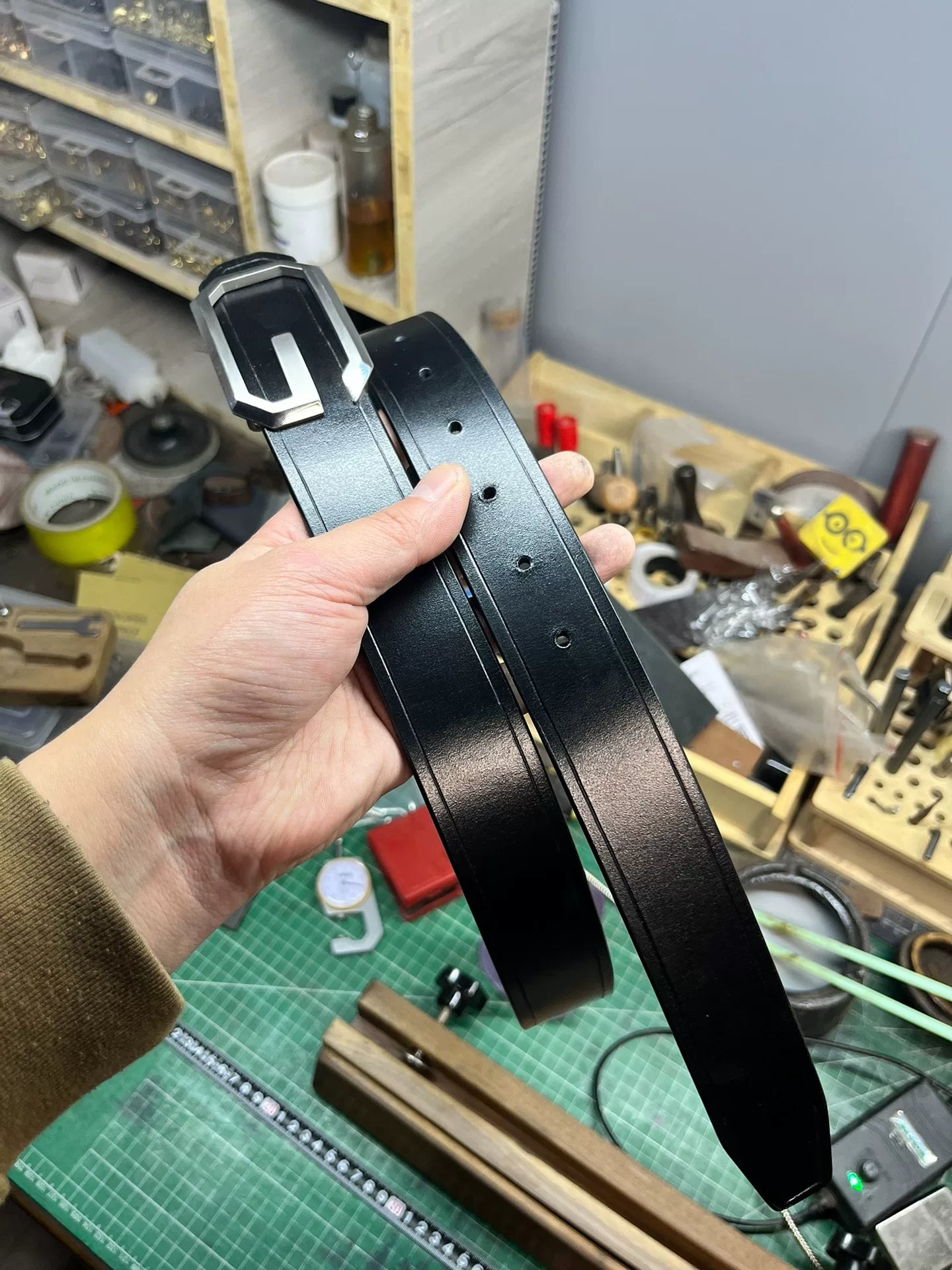 TWS Thomas Bridle Leather + Titanium Alloy Buckle