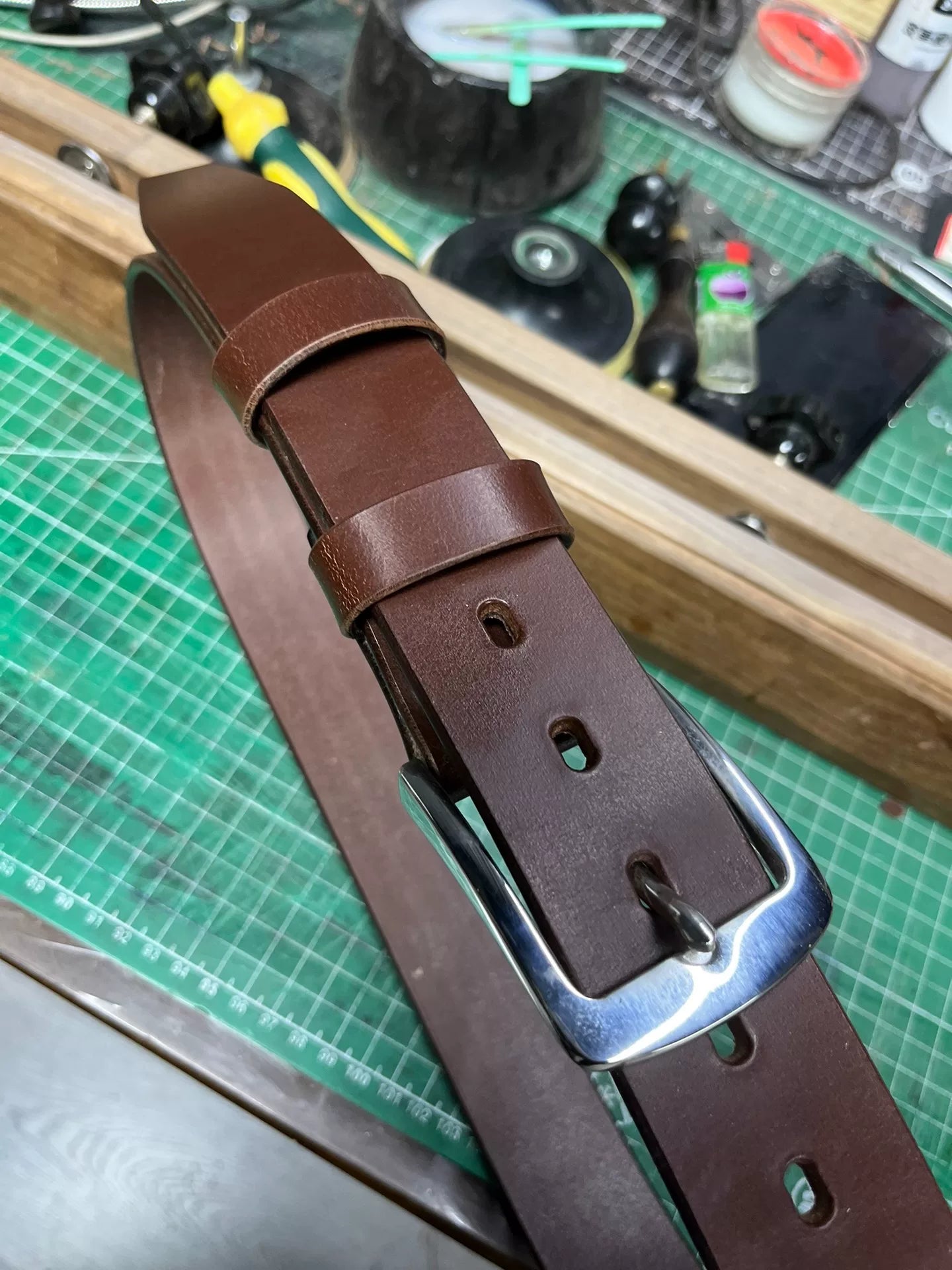 Brown TWS Thomas Bridle. Horse rein leather first-layer cowhide pur…