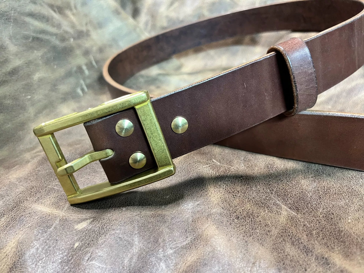 Zhaonan fat brown color with replica zephyr buckle