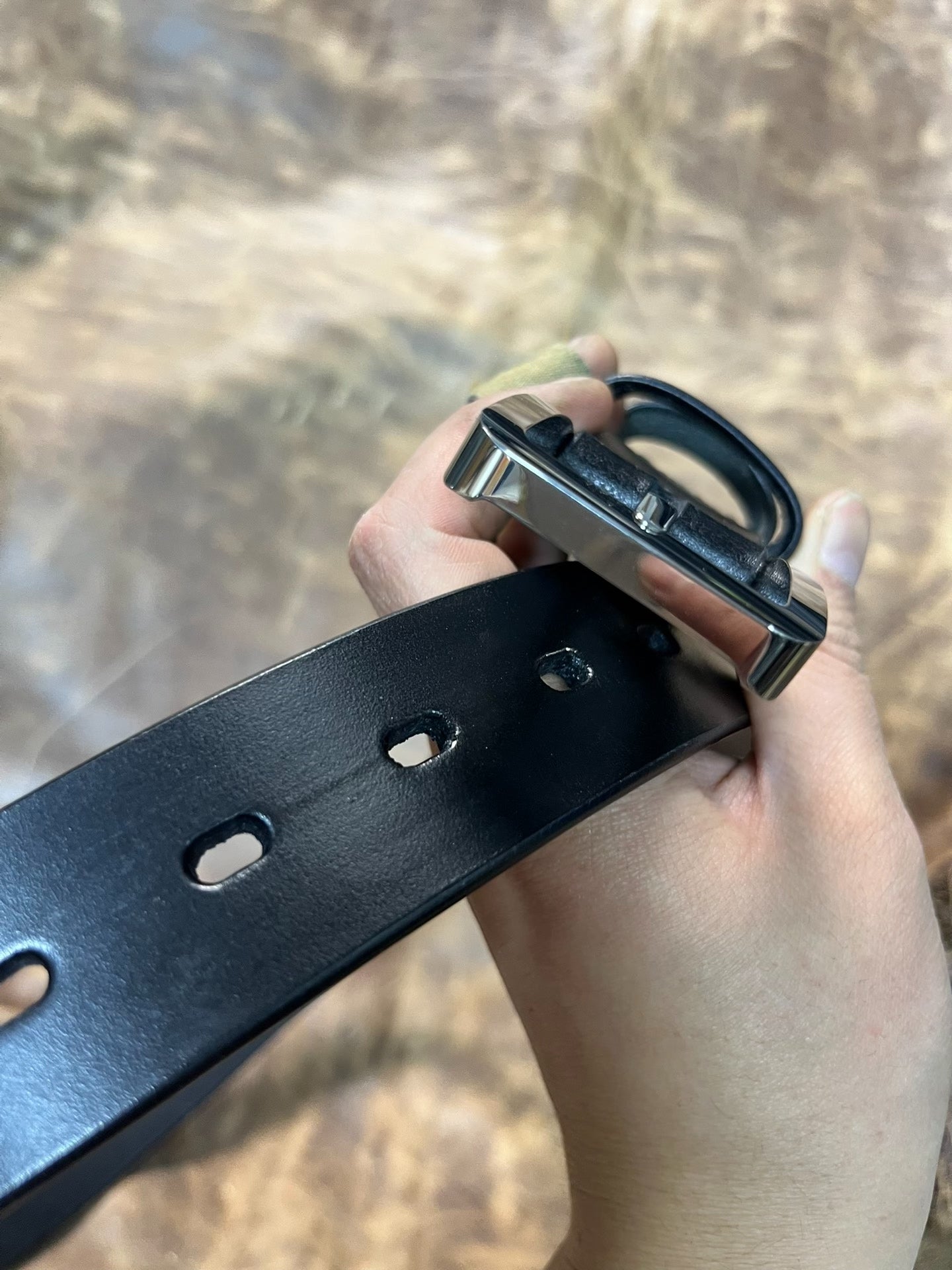 TWS Thomas Bridle Leather with Genuine Muchen Buckle — 316L Polished