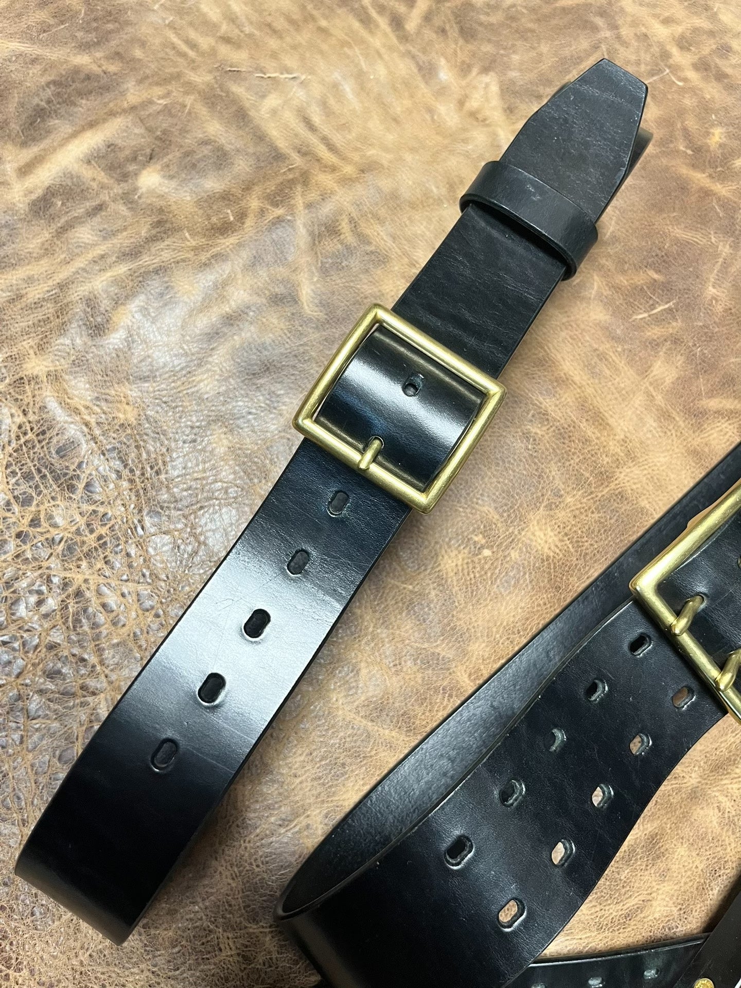 5.5cm wide genuine leather first layer cowhide fitness belt widened…