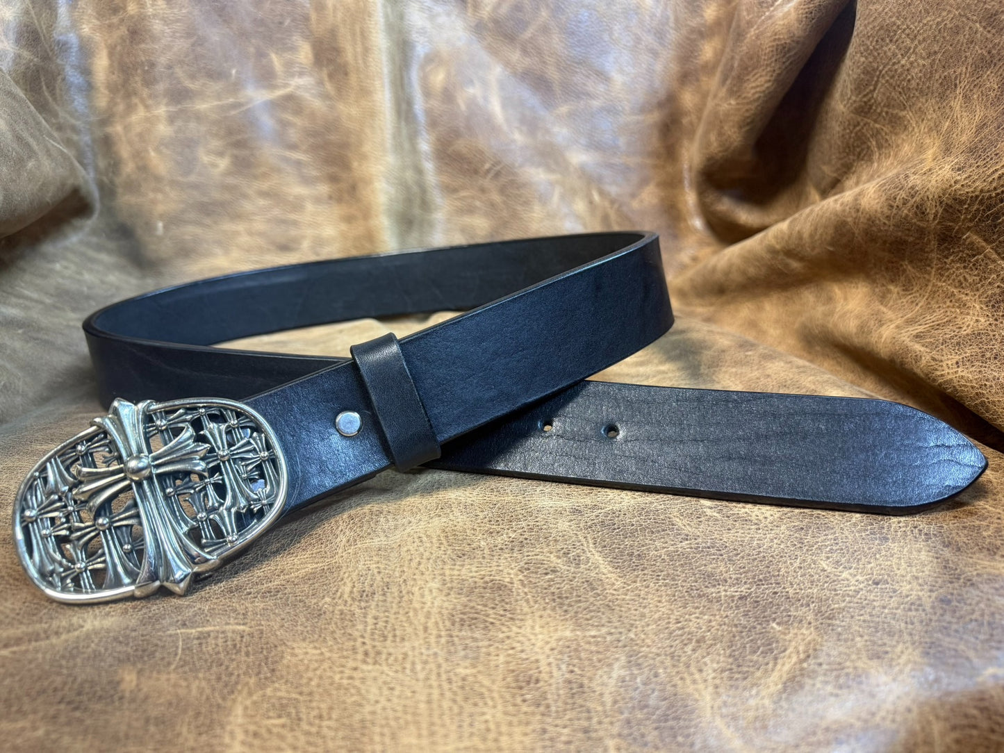 Chrome-Heart Tomb Buckle — Real Item, Clear Engraving