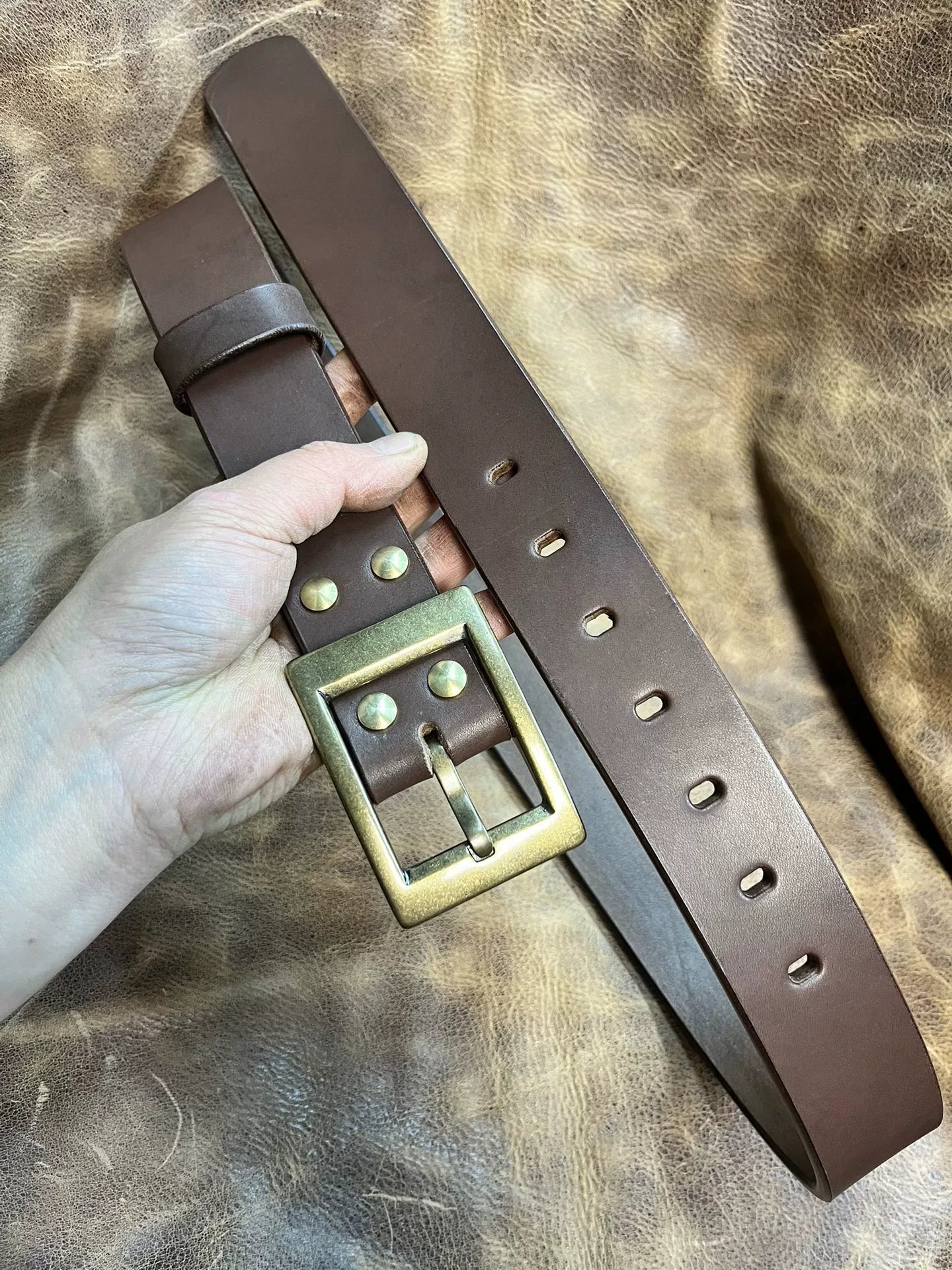 6 mm thick Meian handmade belt