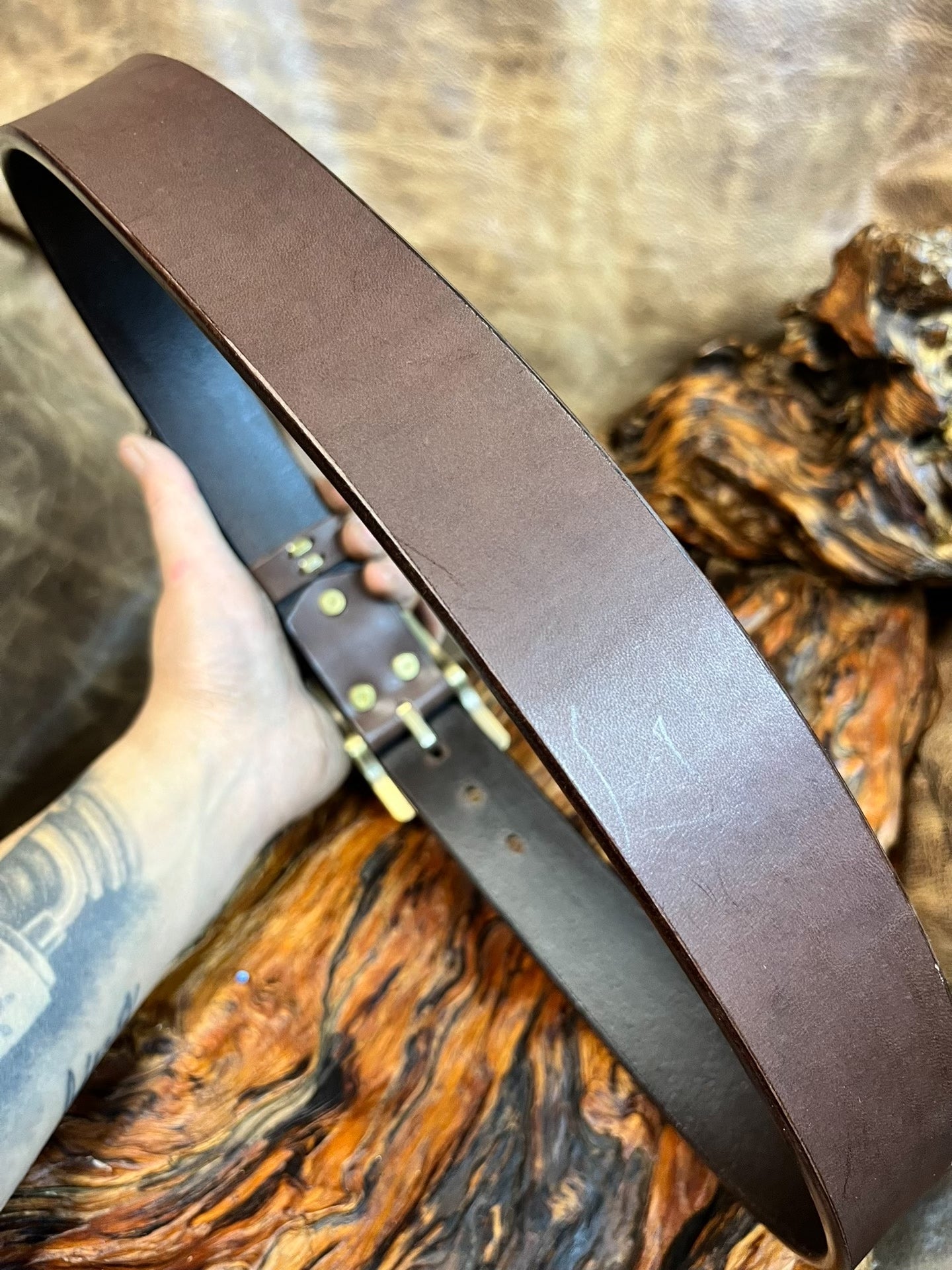 West Wind Tunnel No. 1 Brass CNC Wire Cut Belt Buckle Wire Cut Day…