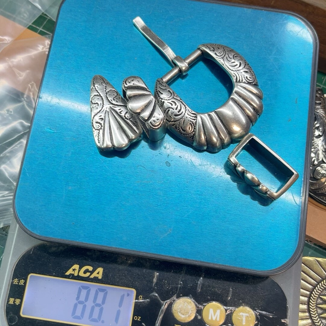 American Tang grass brass plated with 925 silver