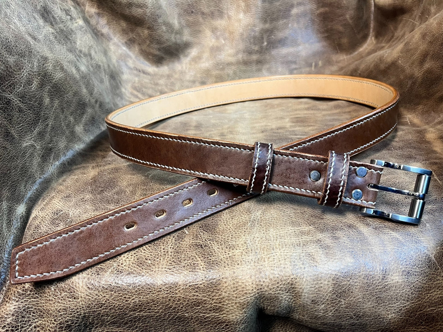For cordovan leather belts
