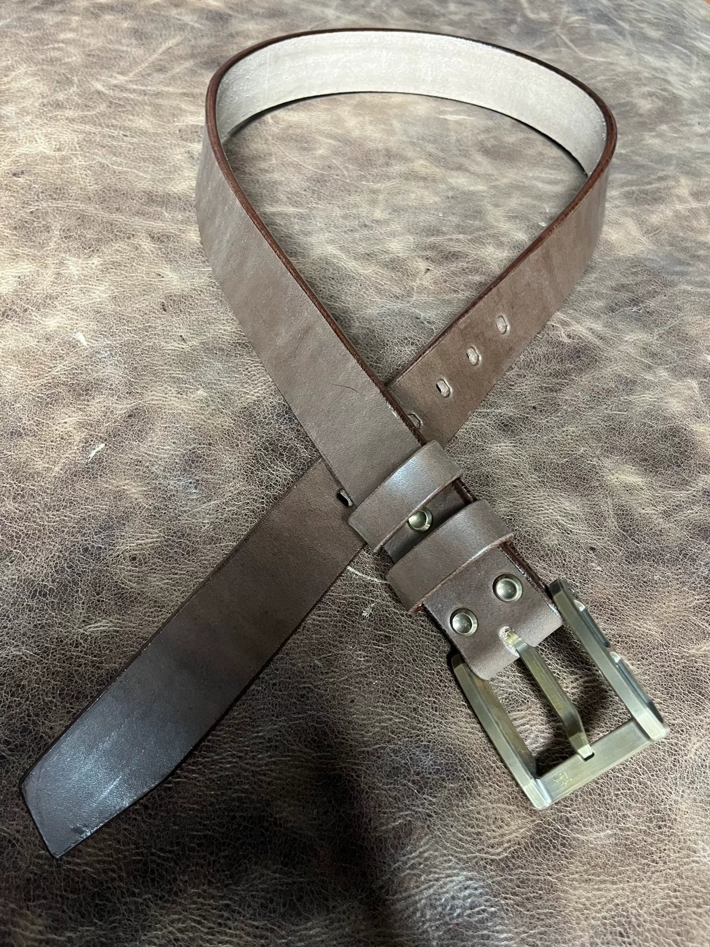 Authentic saddle handmade belt imported from the United States