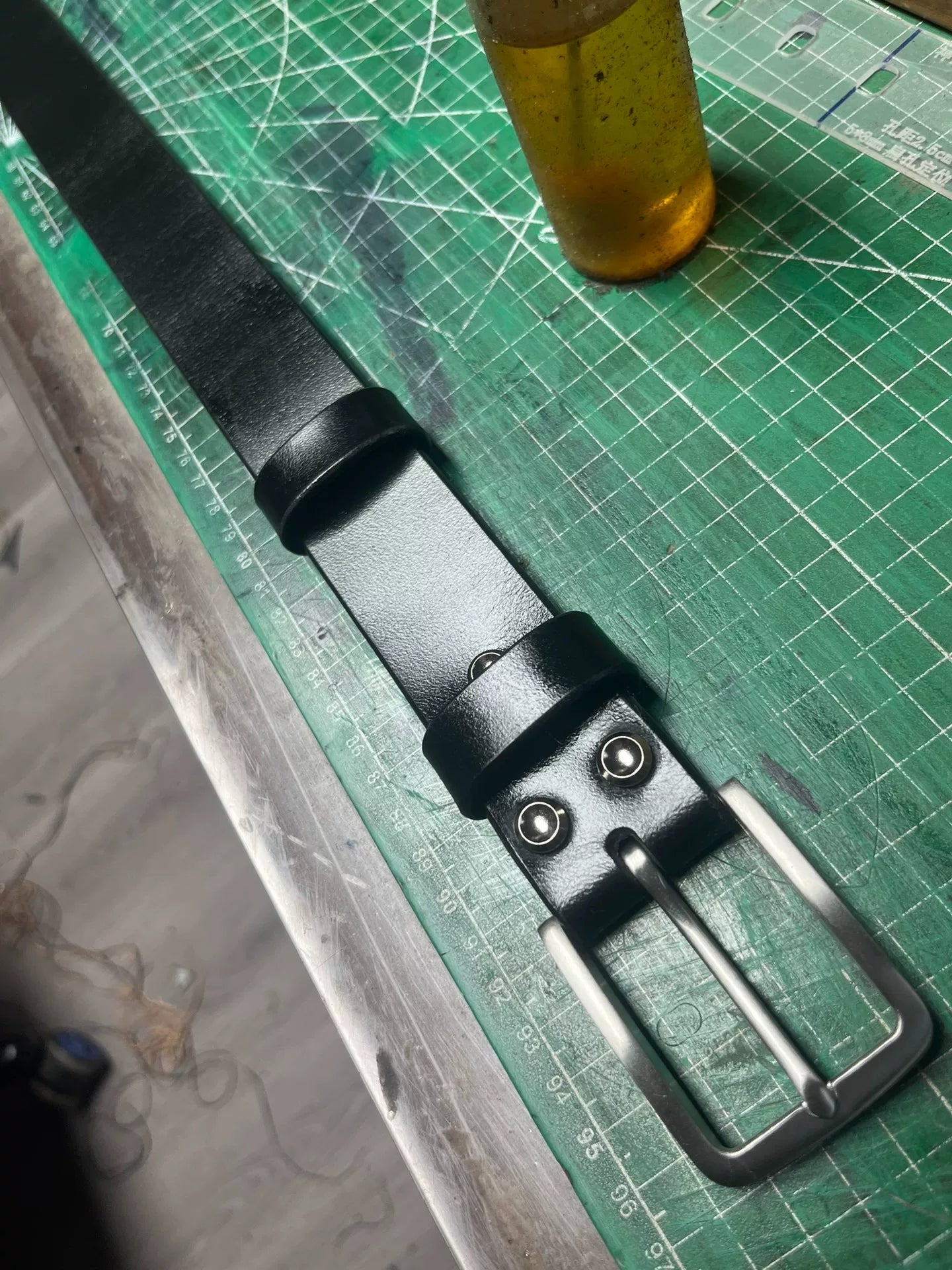TWS British Thomas Rein leather handmade belt