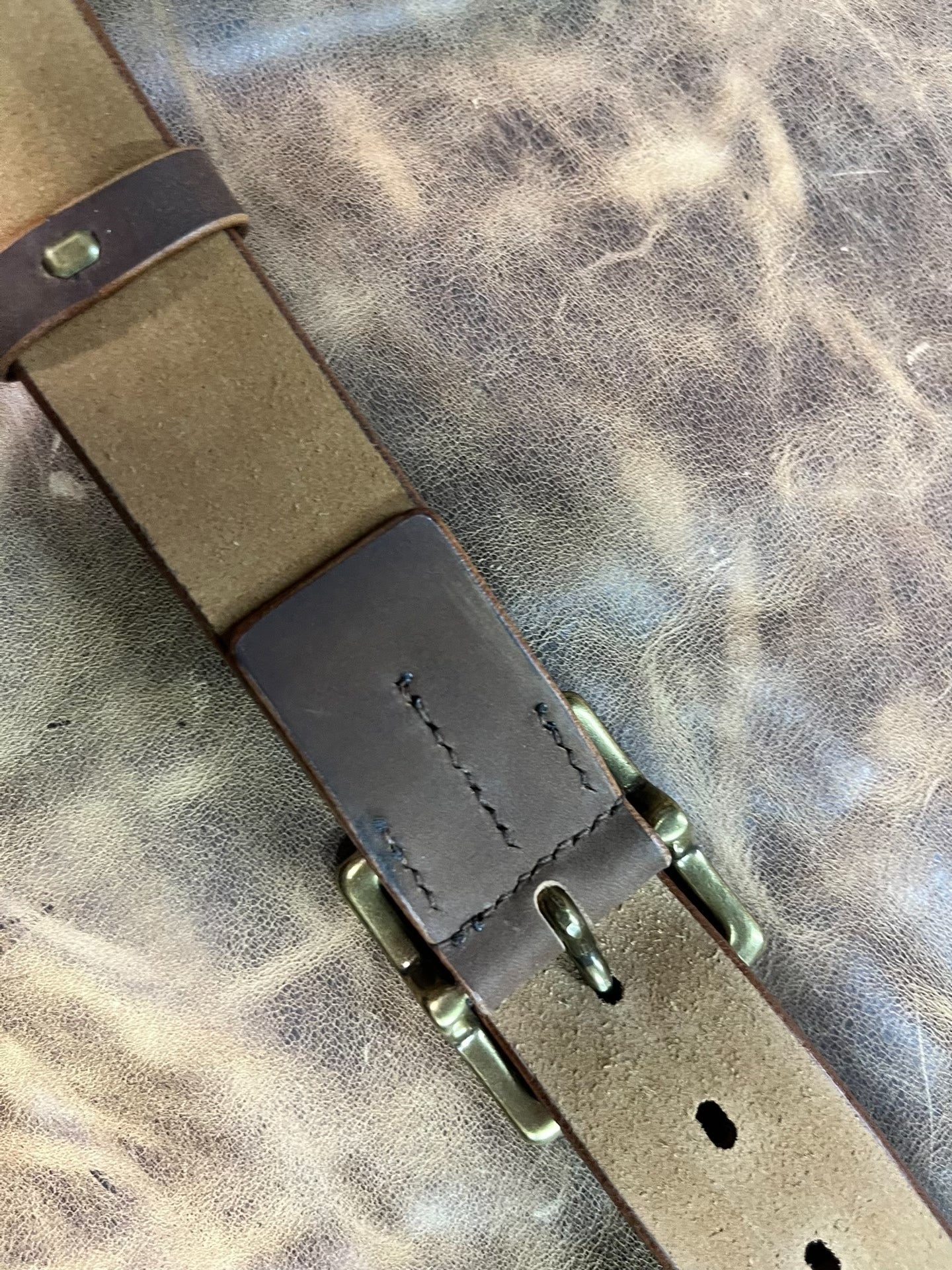 American retro classic Beckham buckle Air Force buckle men's handma…