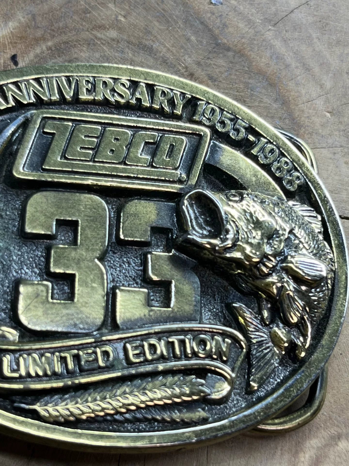 1955 Siskiyou Buckle Co. Vintage Belt Buckle — Mid-Century
