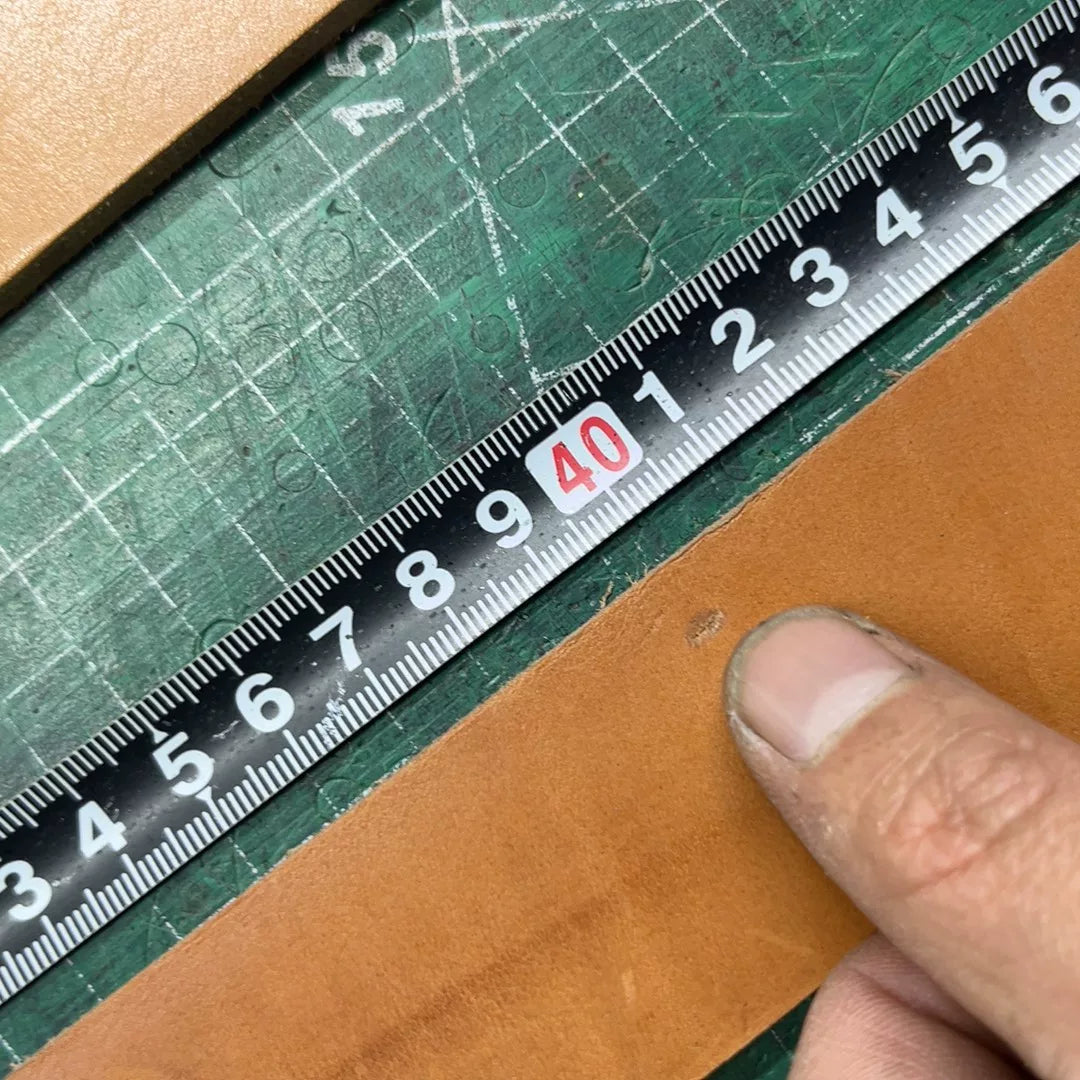 First Full-Back Japanese Oak-Tanned Leather Belt