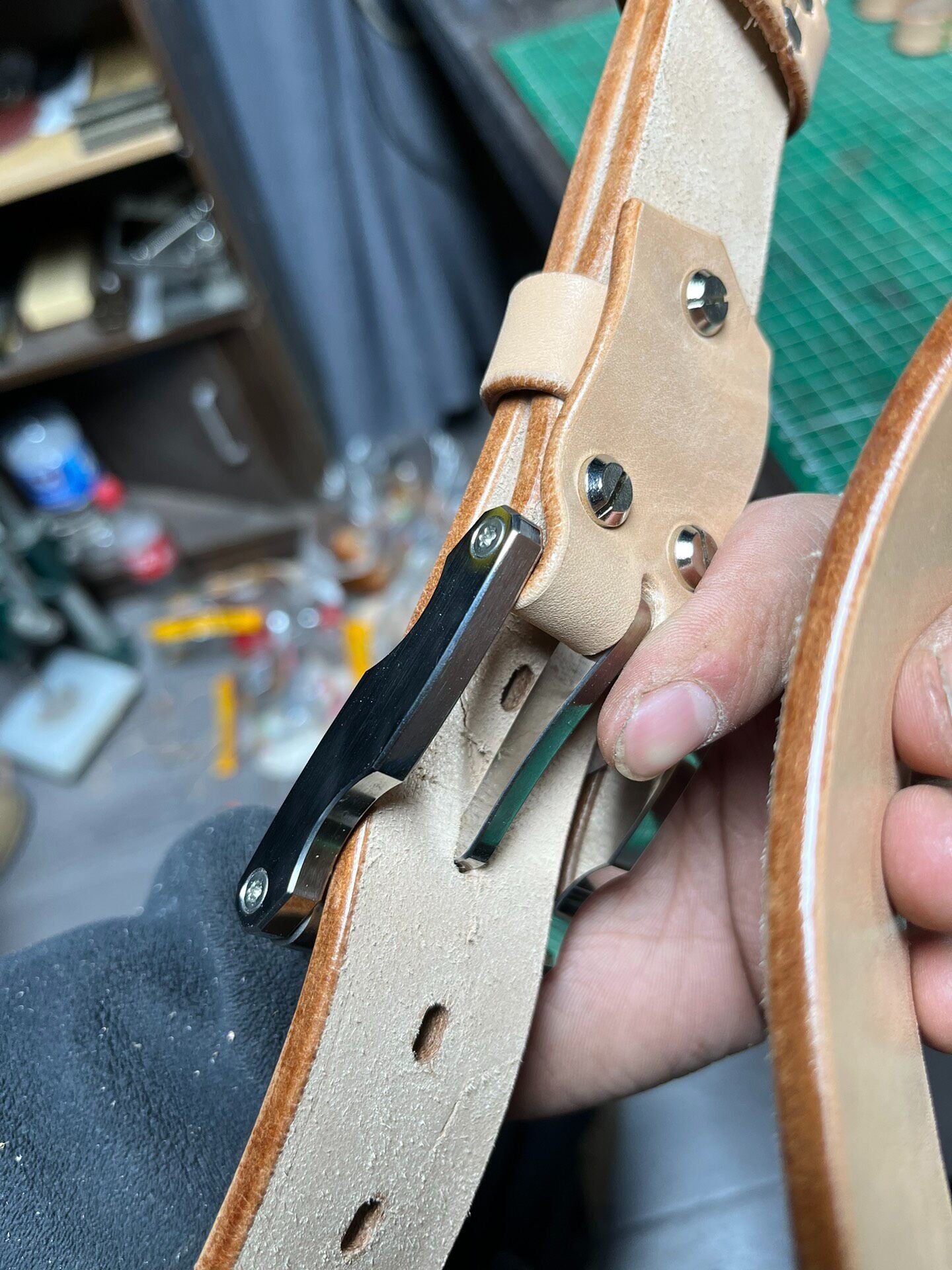 5mm American Saddle Leather Belt – Handmade Custom | Made-to-Measure