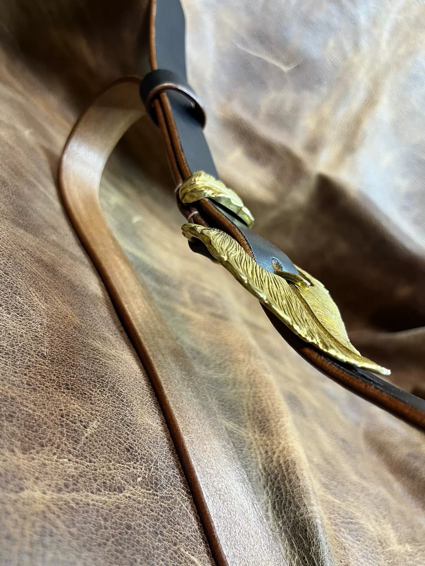 3cm Black JF Bridle Leather — Handmade Belt