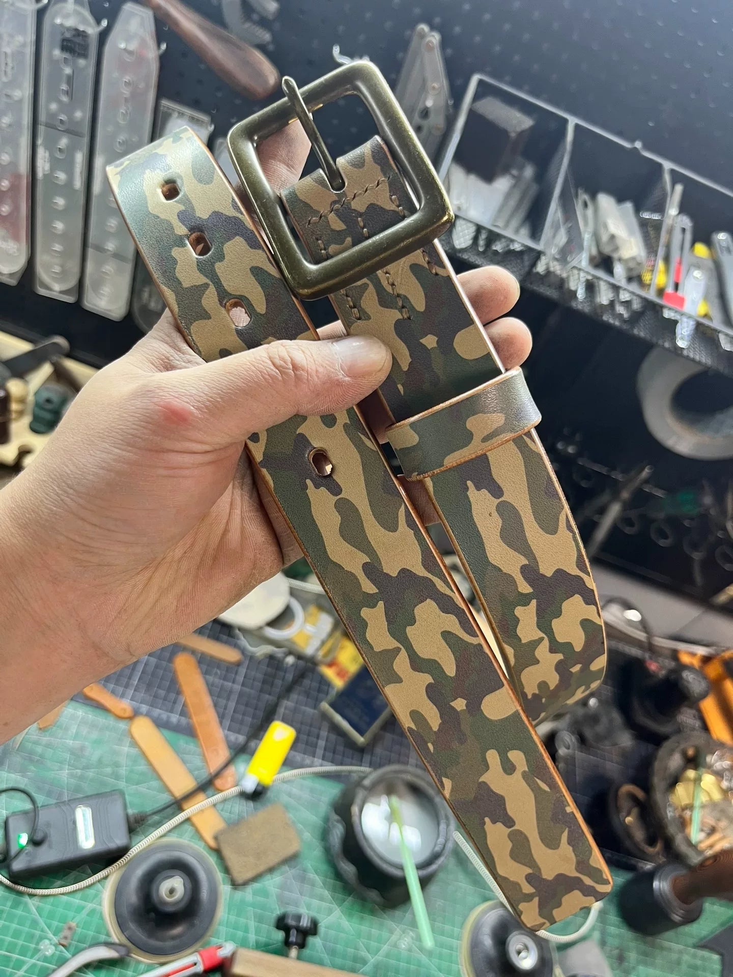 Camouflage saddle