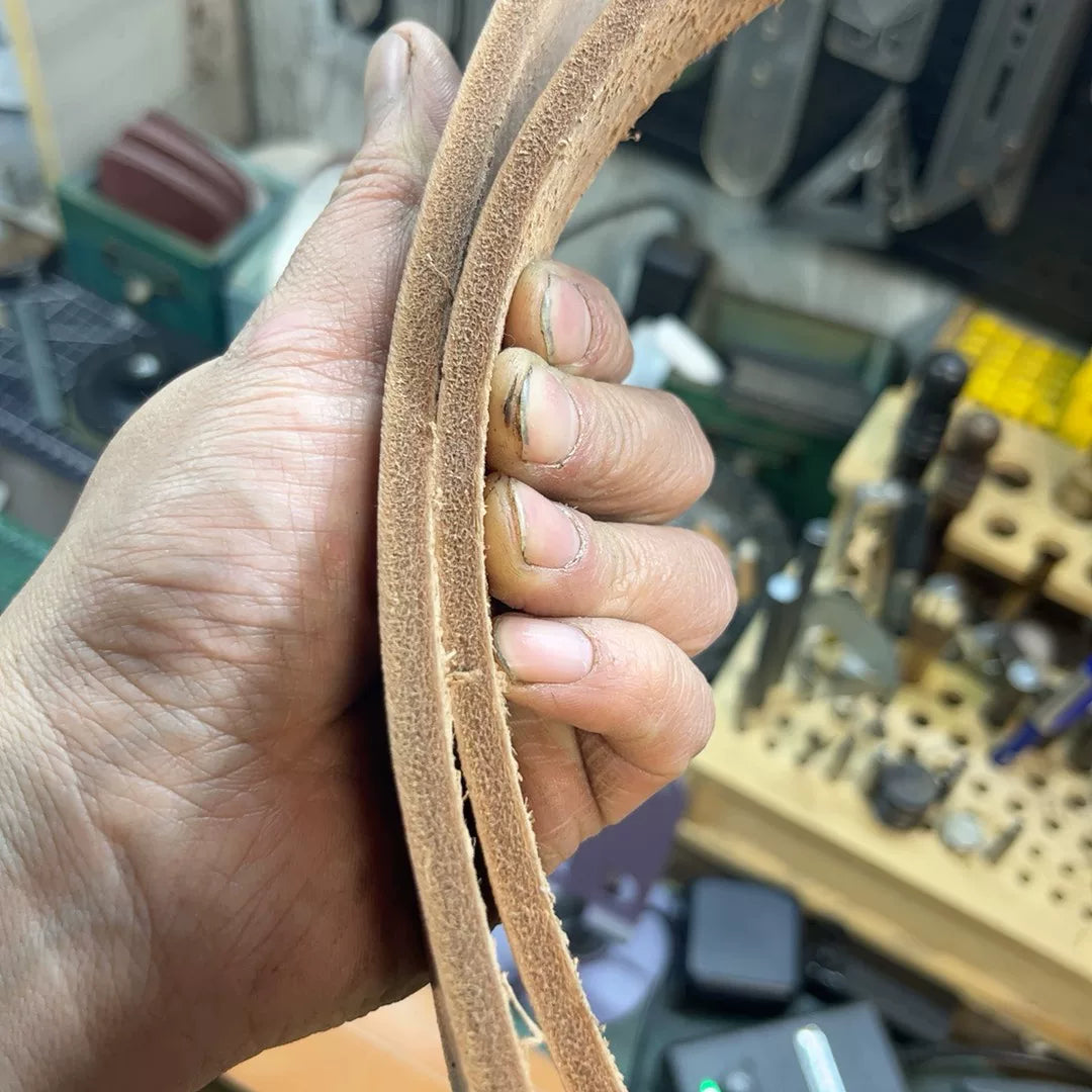 First Full-Back Japanese Oak-Tanned Leather Belt