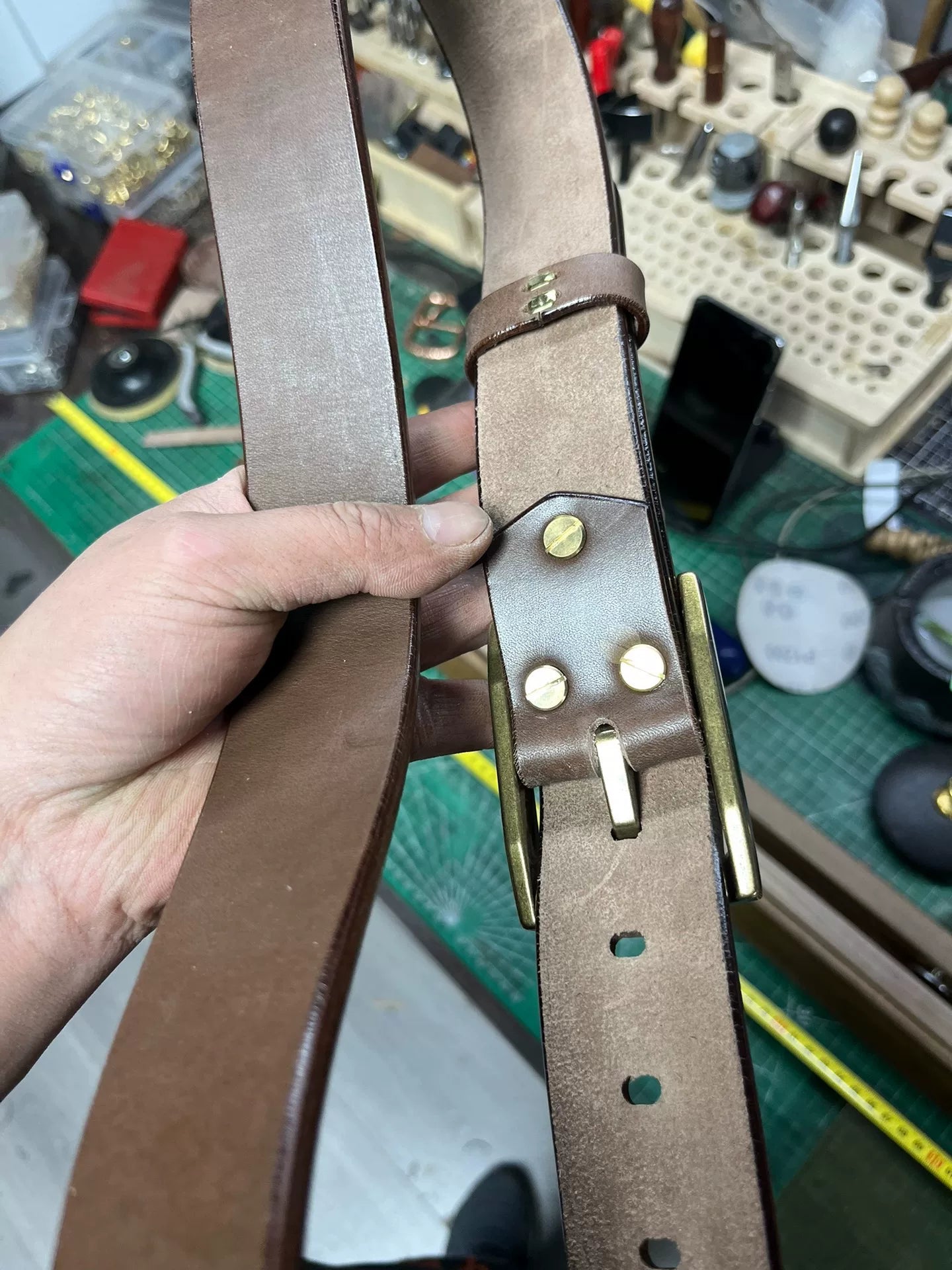 6 mm thick Meian handmade belt