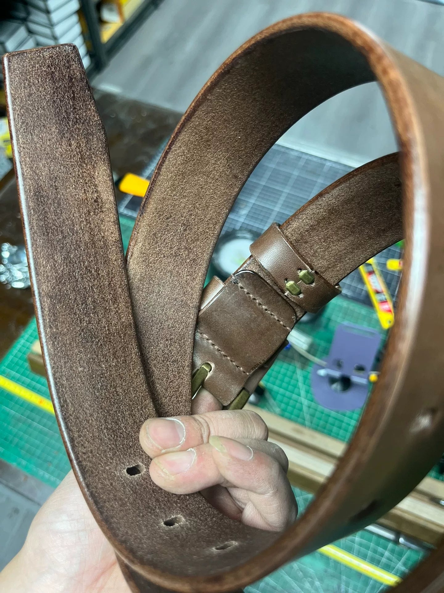 6 mm thick Meian handmade belt