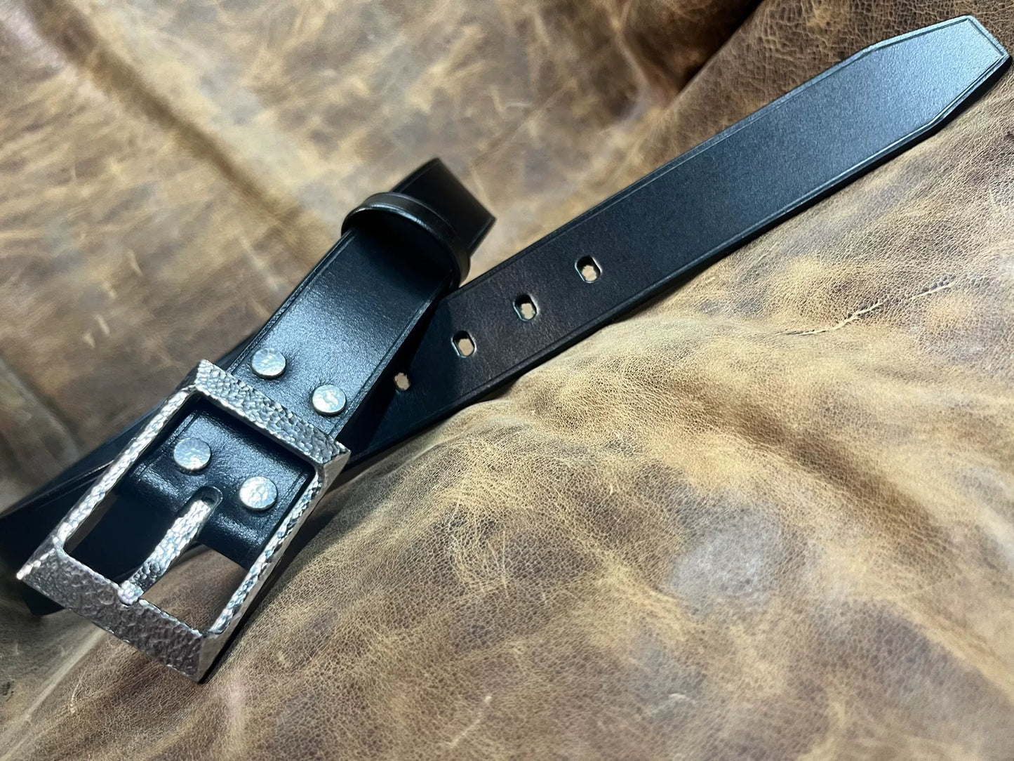 TWS Thomas Bridle Leather Handmade Belt — Imported from UK