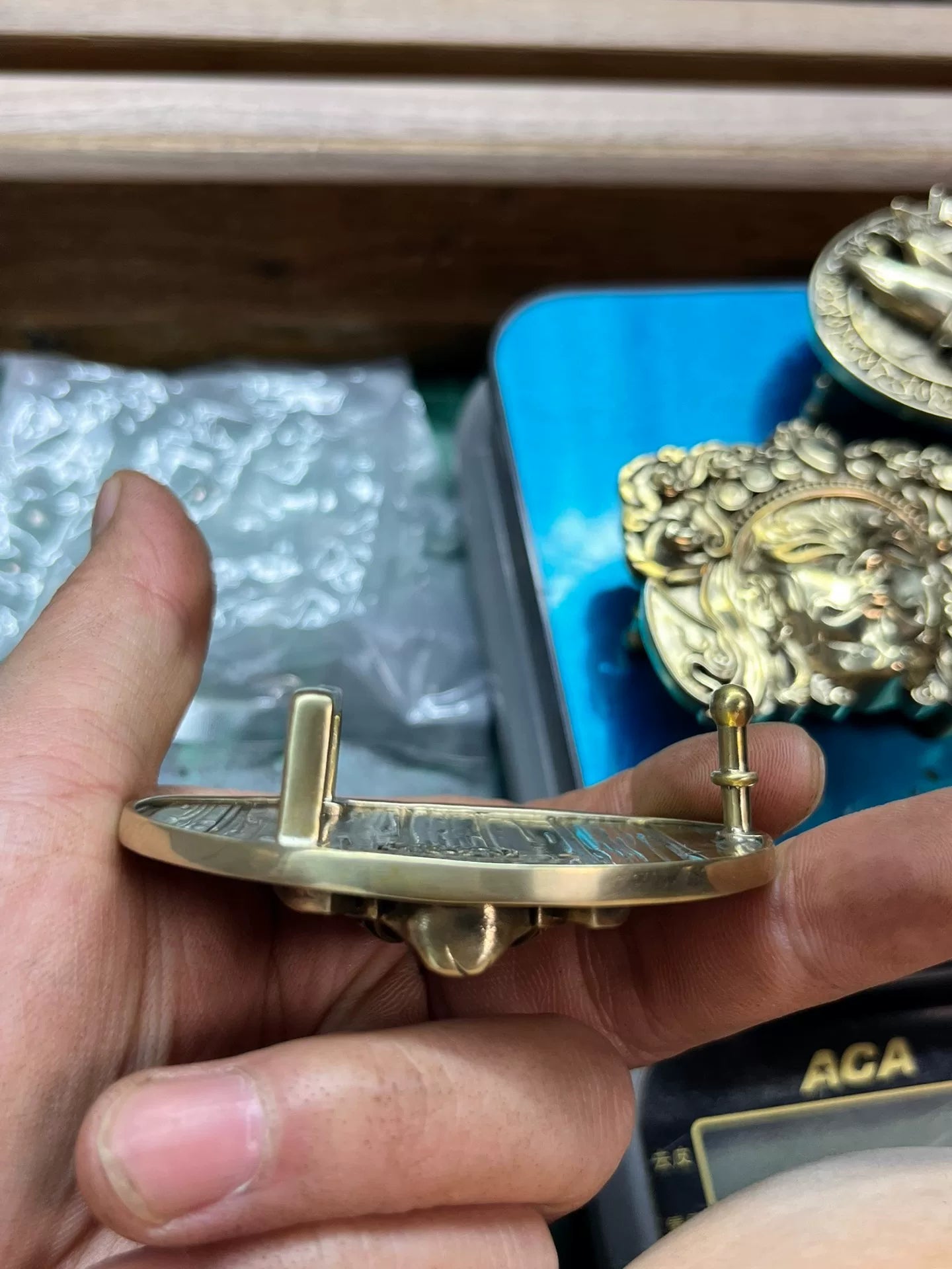 Codename 'Lich Lord' — Hyper-Real Solid Brass Belt Buckle