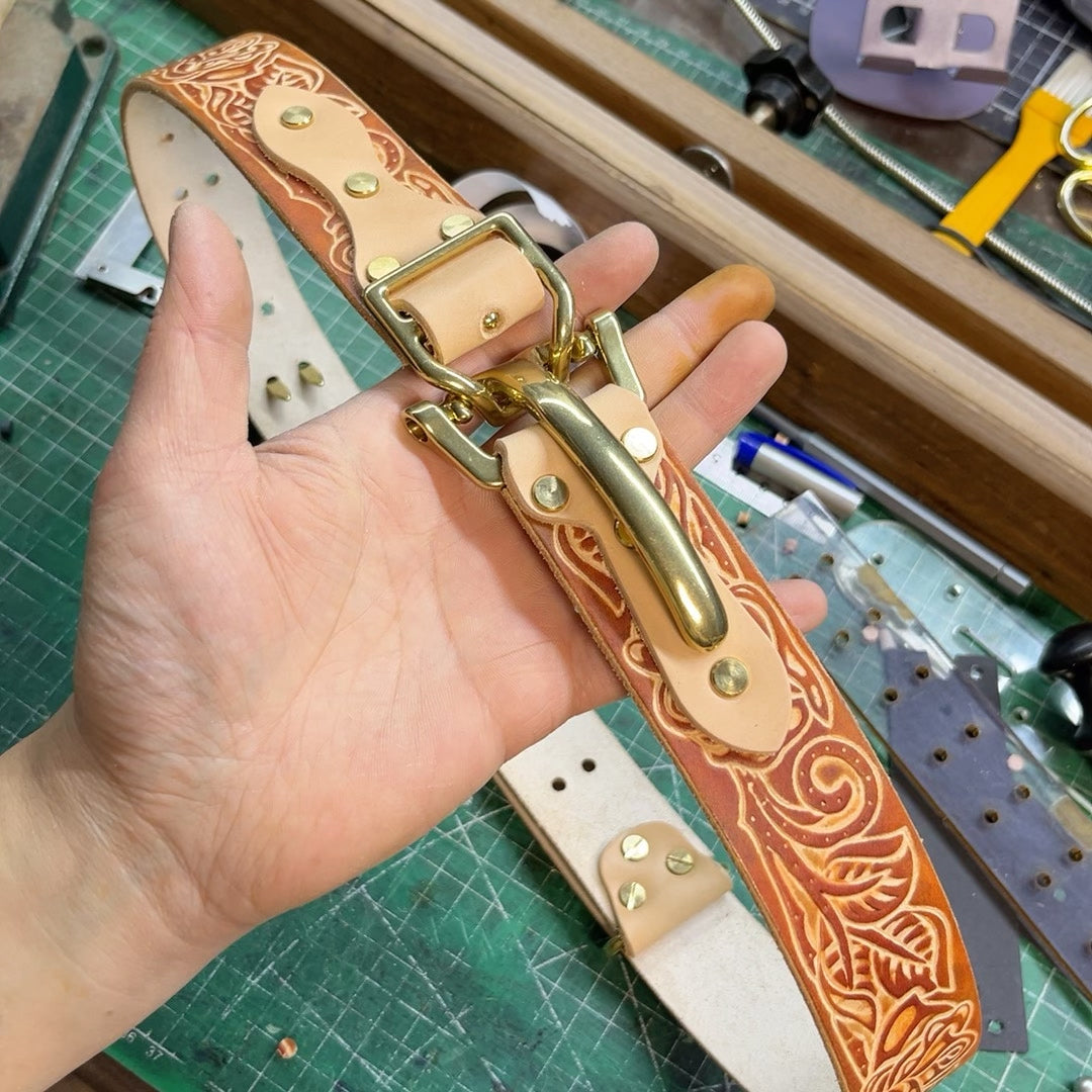 Spot American retro Littleton cavalry belt