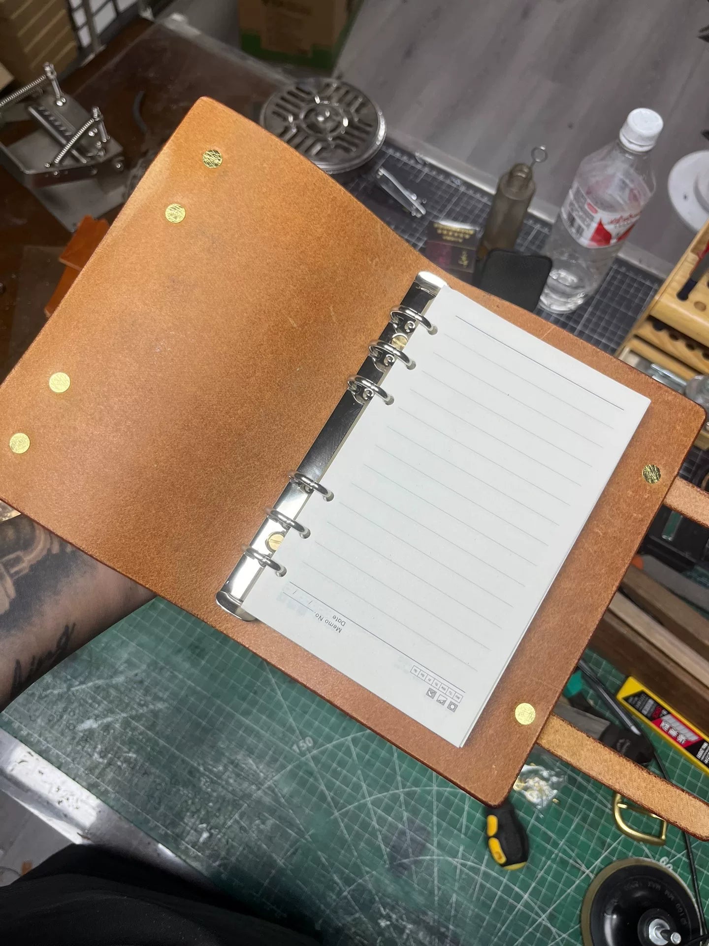 Horwen style oil wax leather A6 made of 4mm single layer thickness…