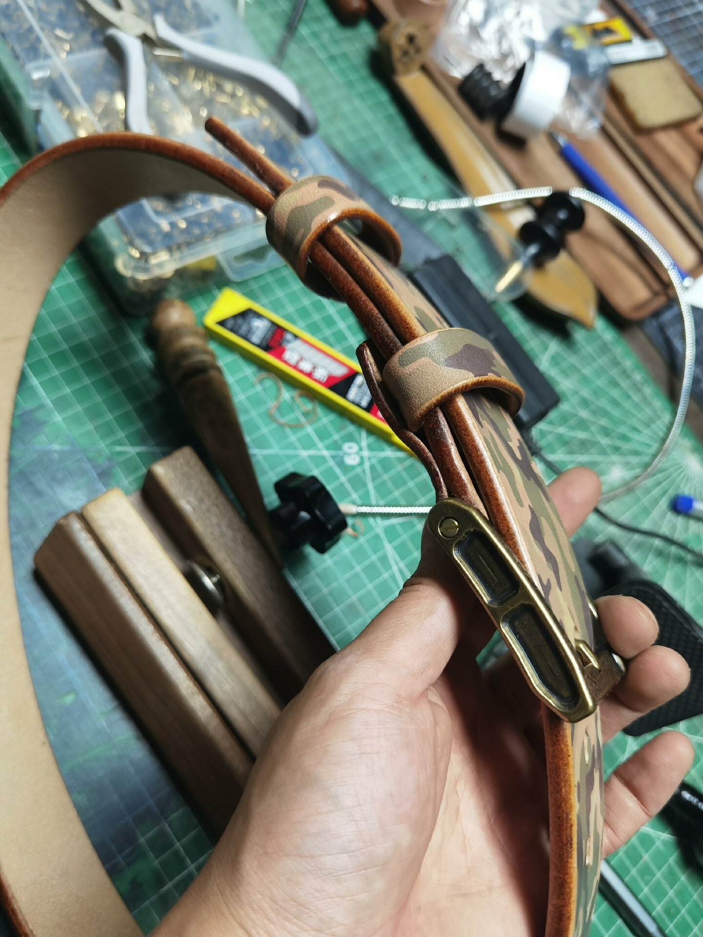 West Wind No. 3 deer antler pattern replica belt thickened beautifu…