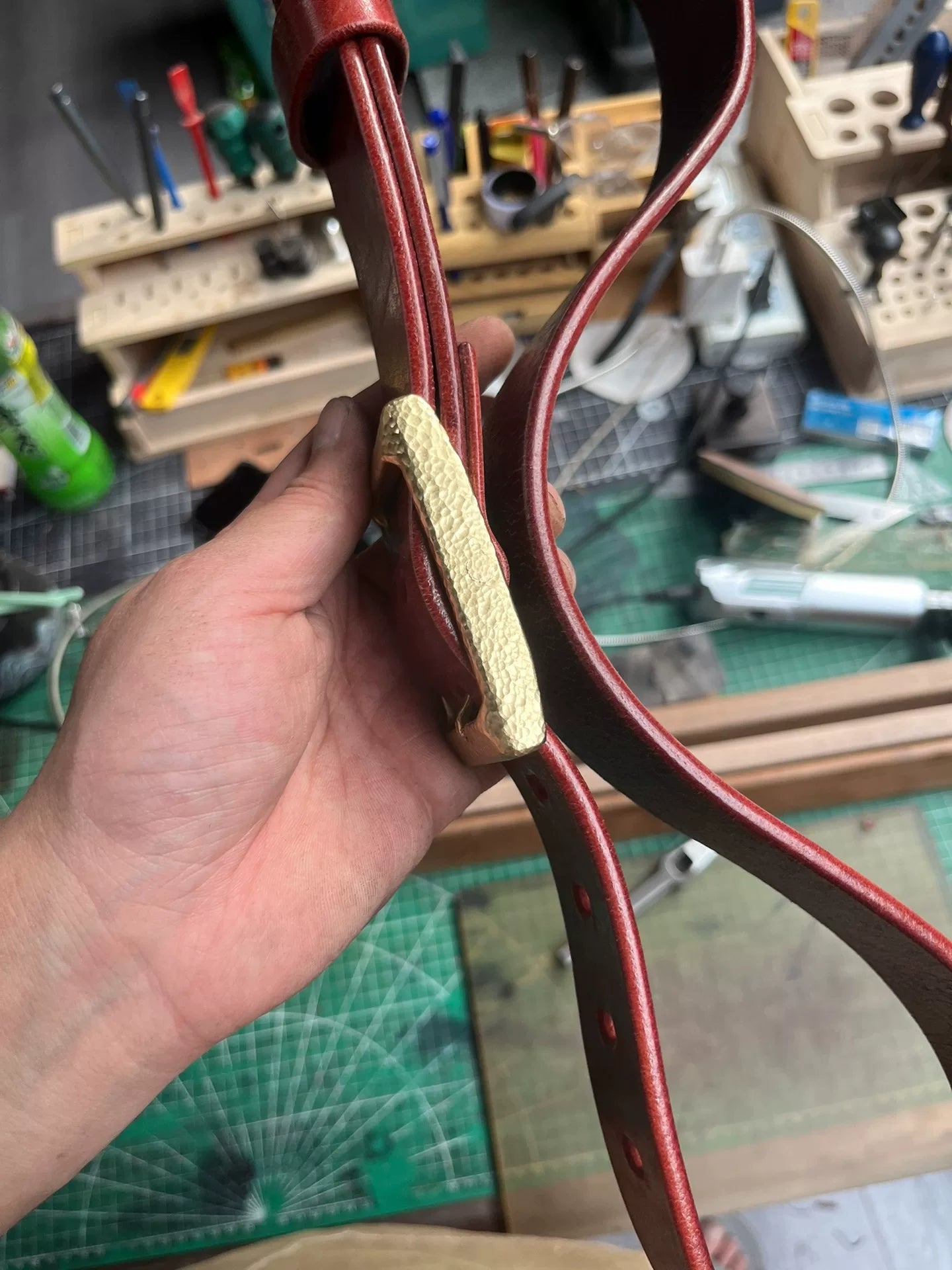Horwin oil wax style handmade men's and women's handmade belts