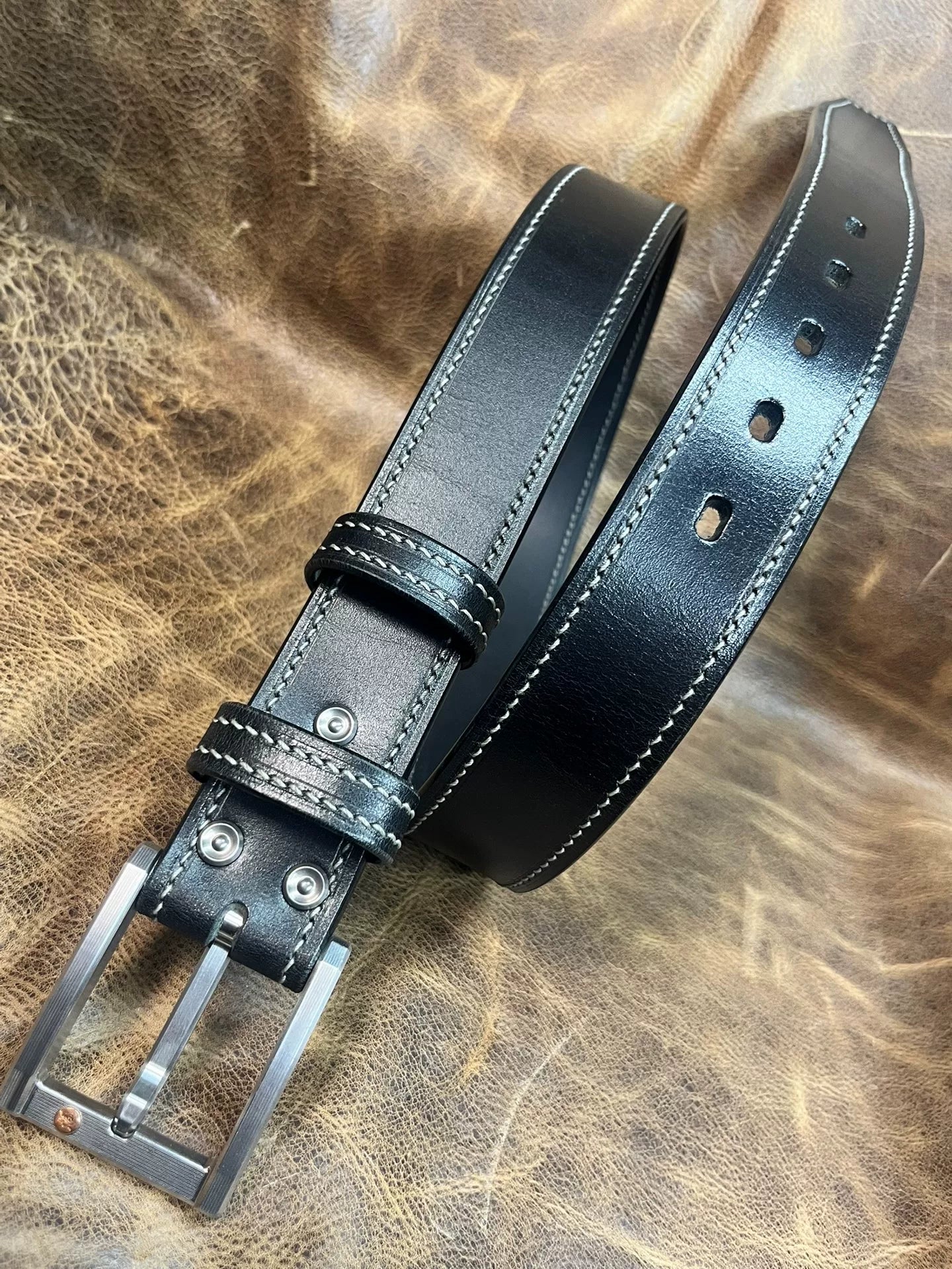 TWS British Bridle Handmade Custom Business Belt