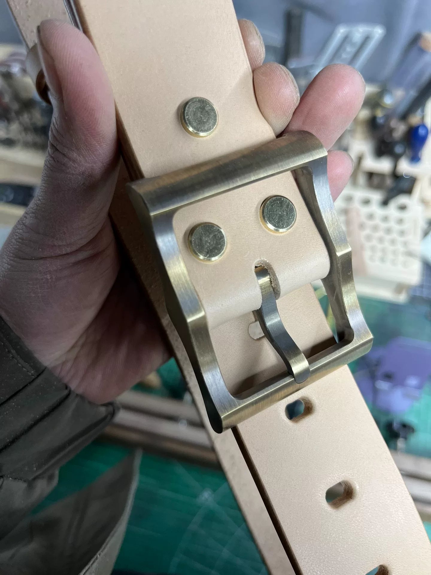 Premium Muchen Batman Belt Buckle — CNC Brass Craftsmanship
