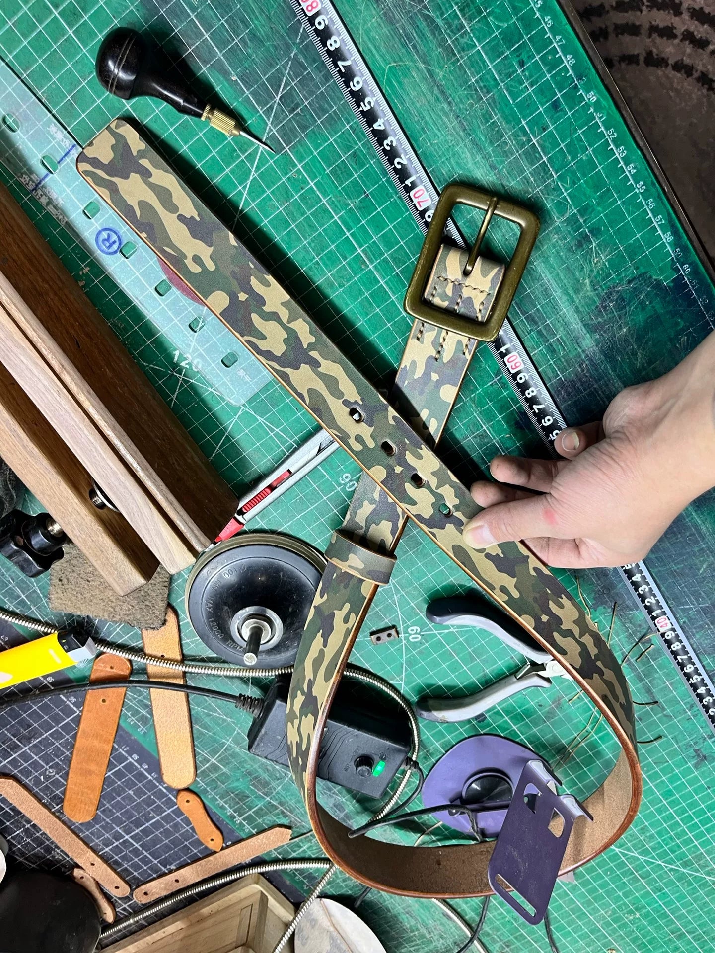 Camouflage saddle
