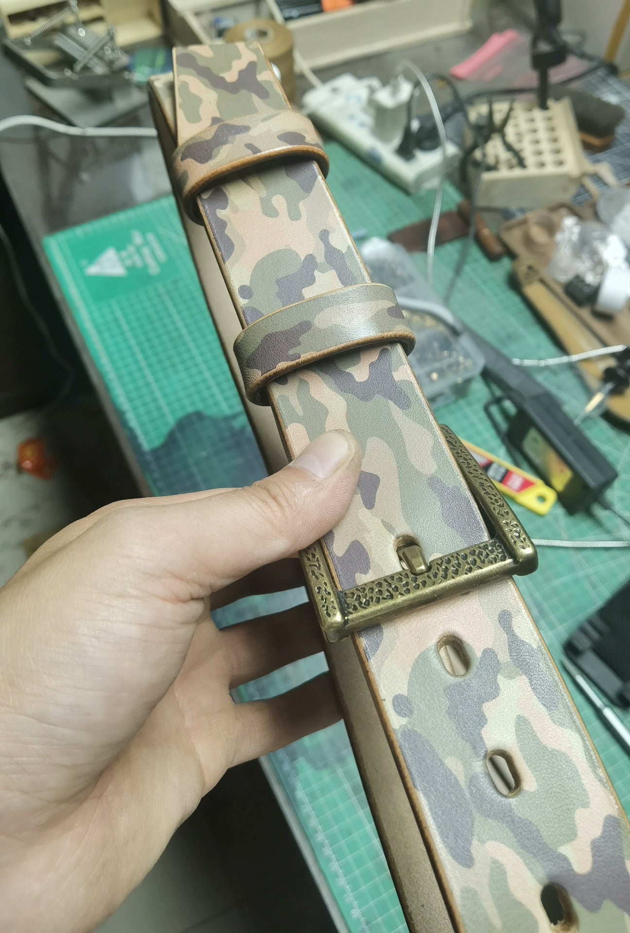 West Wind No. 3 deer antler pattern replica belt thickened beautifu…