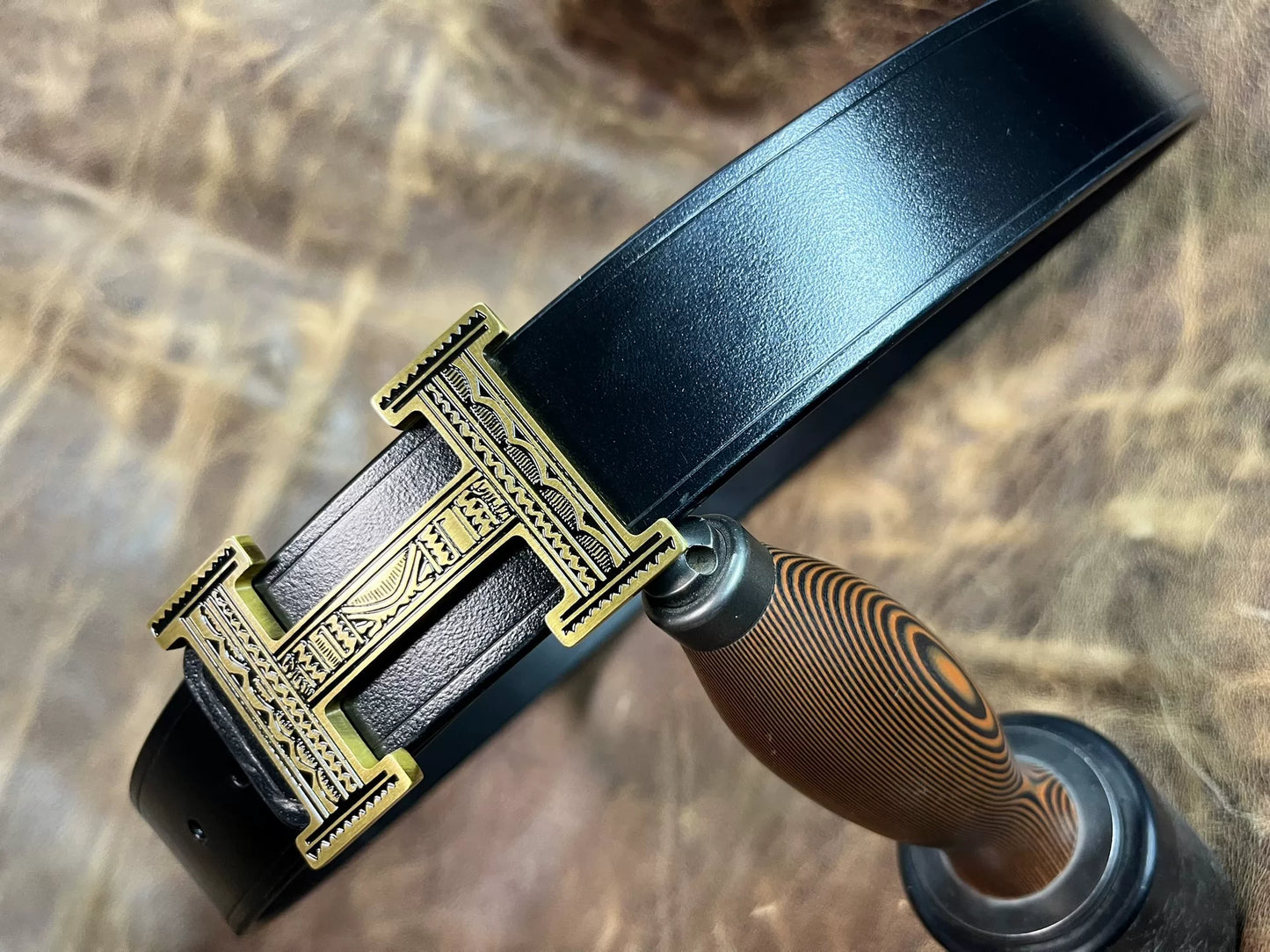 TWS British Thomas Rein leather handmade belt