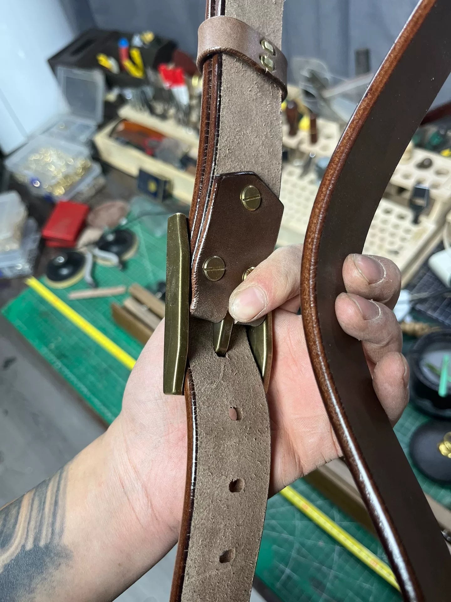 6 mm thick Meian handmade belt