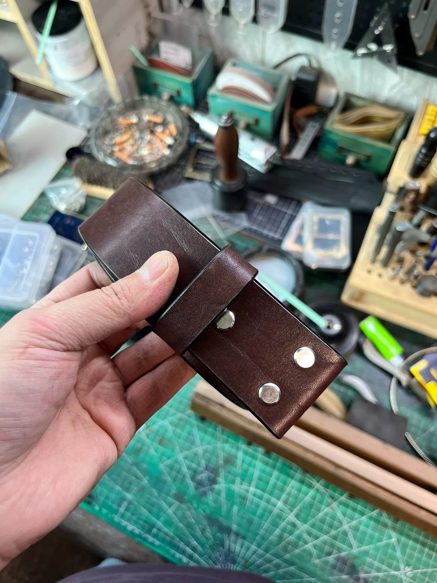 First-layer cowhide handmade belt