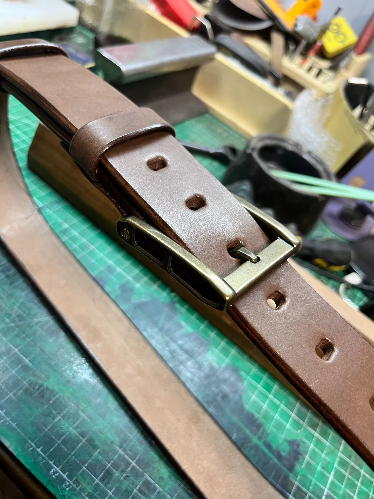 5.5mm thick Meian handmade belt