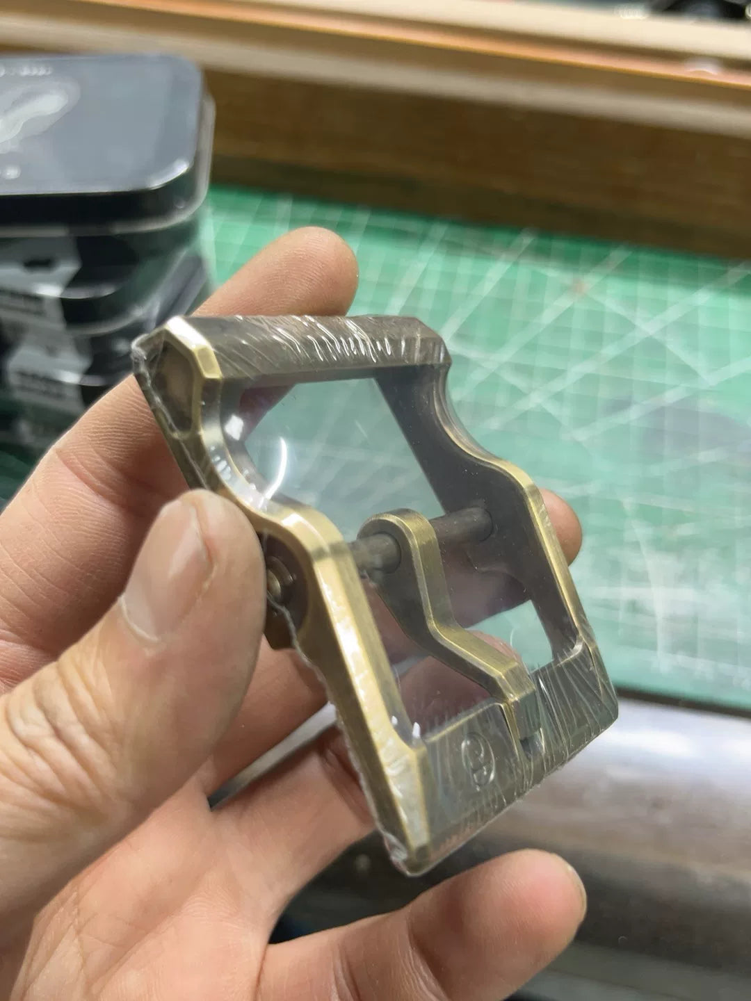 Genuine Fengchen 6th generation solid brass belt buckle