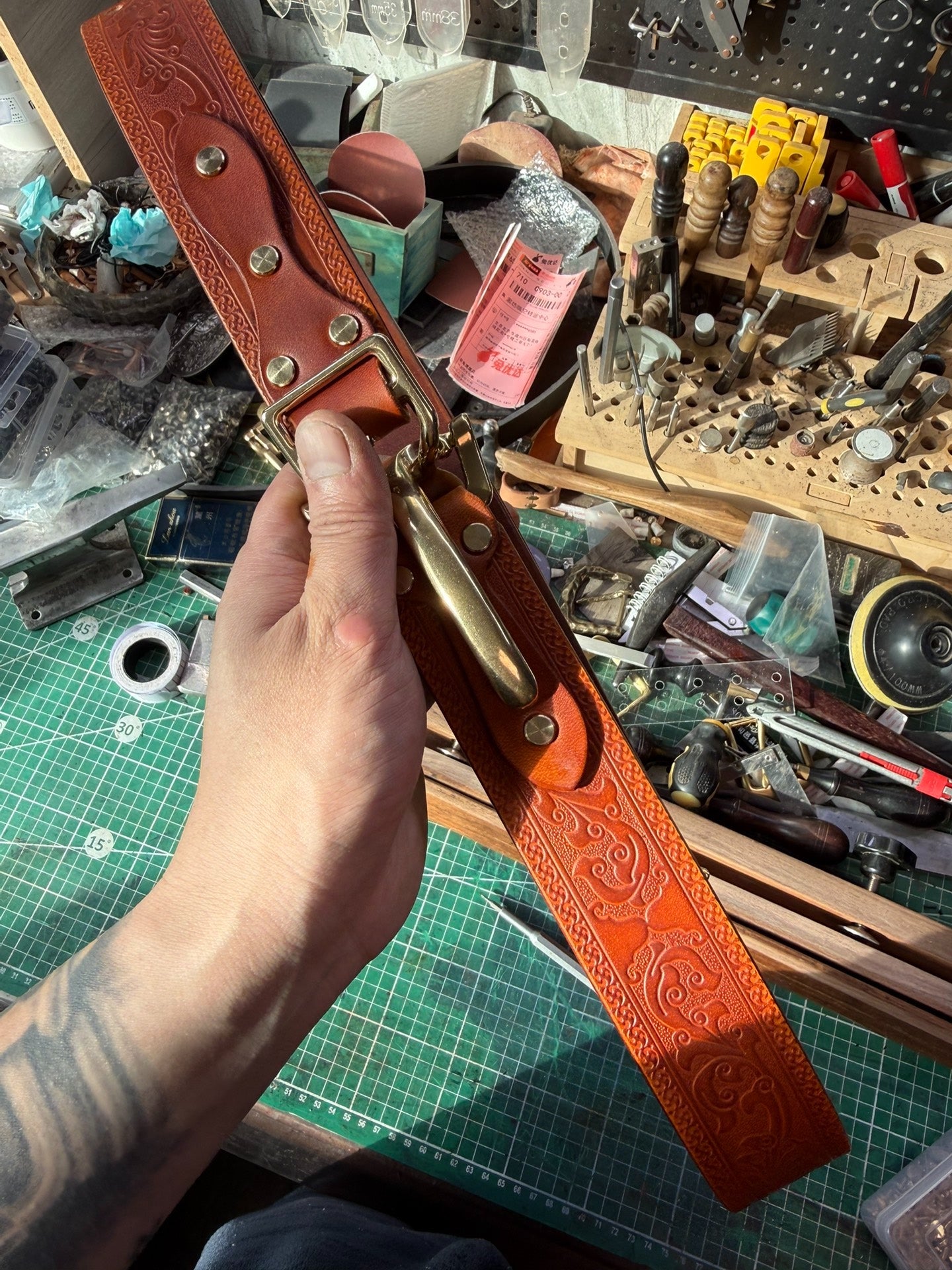 Littleton-Style Cavalry Belt — American Vintage Handmade