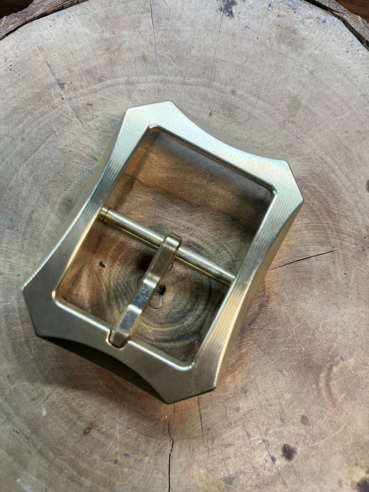 Extra thick and heavy CNC belt buckle integrated brass wire cutting…