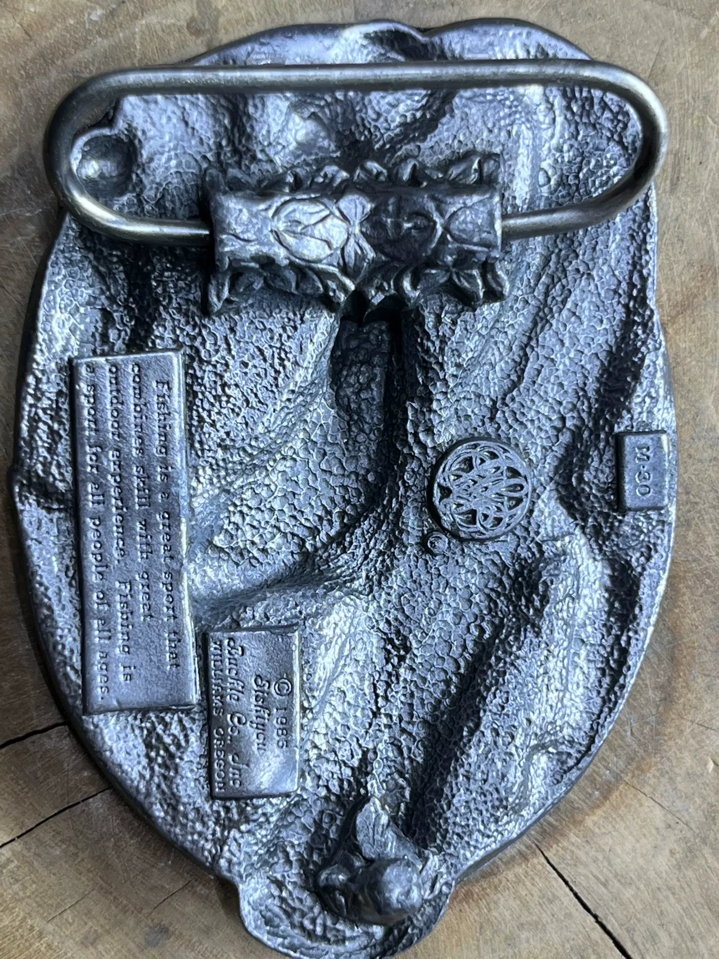 1985 Siskiyou Buckle Co. Vintage Belt Buckle — Excellent Condition