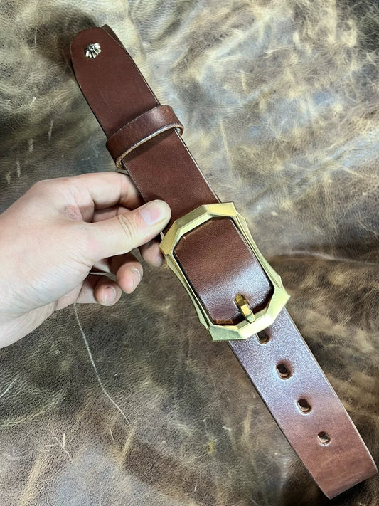 Zhaonan fat brown color with genuine West Wind buckle