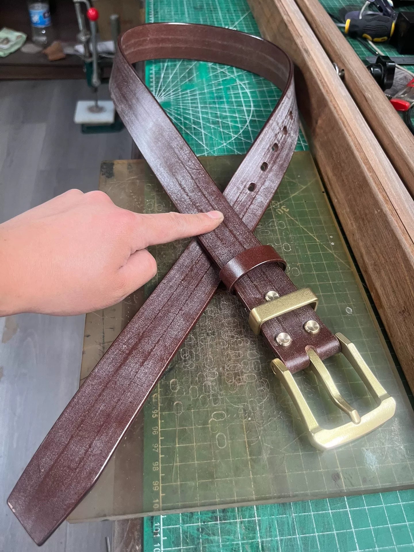 4.2mm thick brown TWS Thomas Bridle. Horse Rein genuine first-layer…