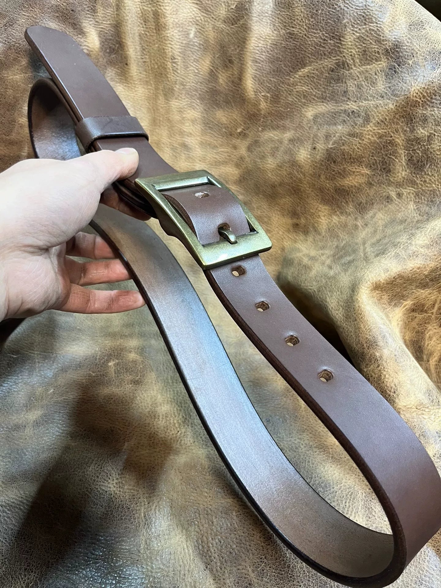 6 mm thick Meian handmade belt