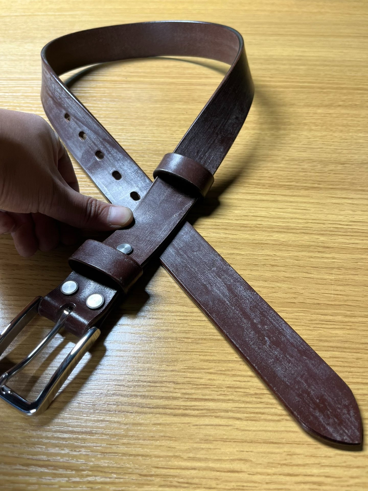 4.2mm thick brown TWS Thomas Bridle. Horse Rein genuine first-layer…