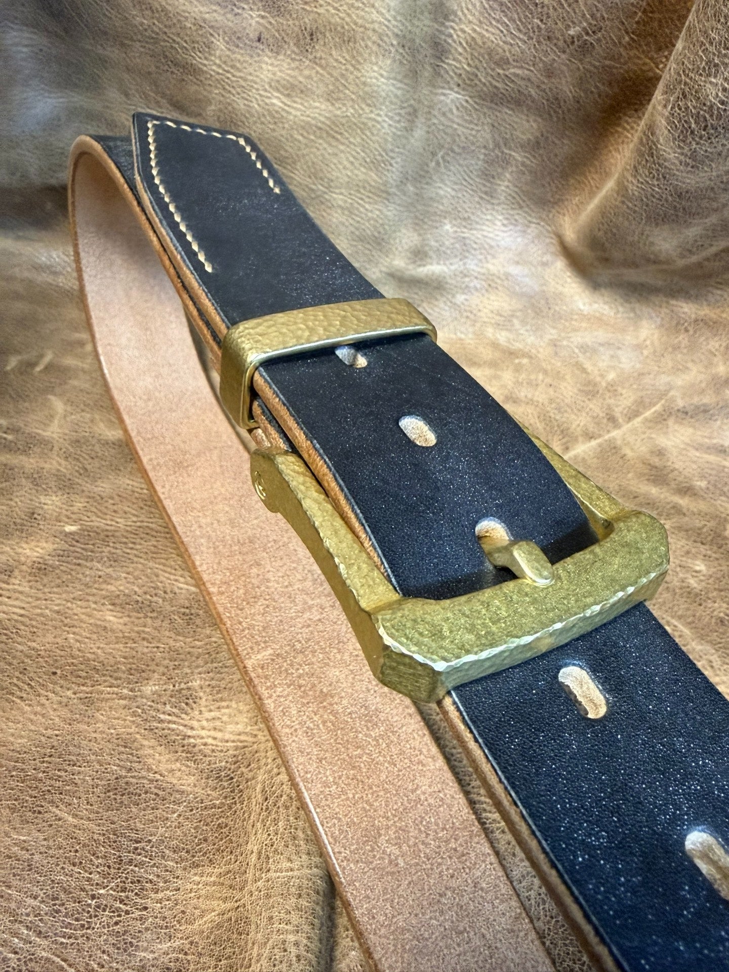 JF.J.Baker full grain bridle leather belt strip handmade belt mater…